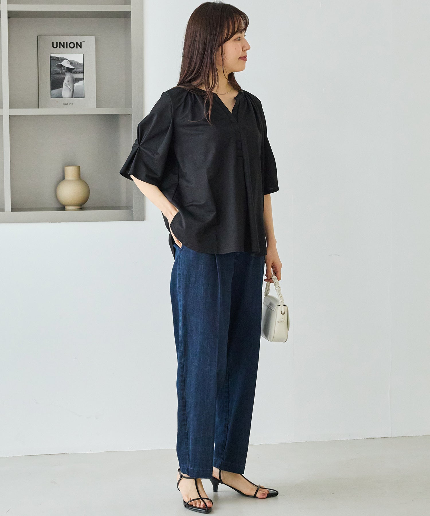 【好機能シリーズ】接触冷感｜トリコットスキッパープルオーバー