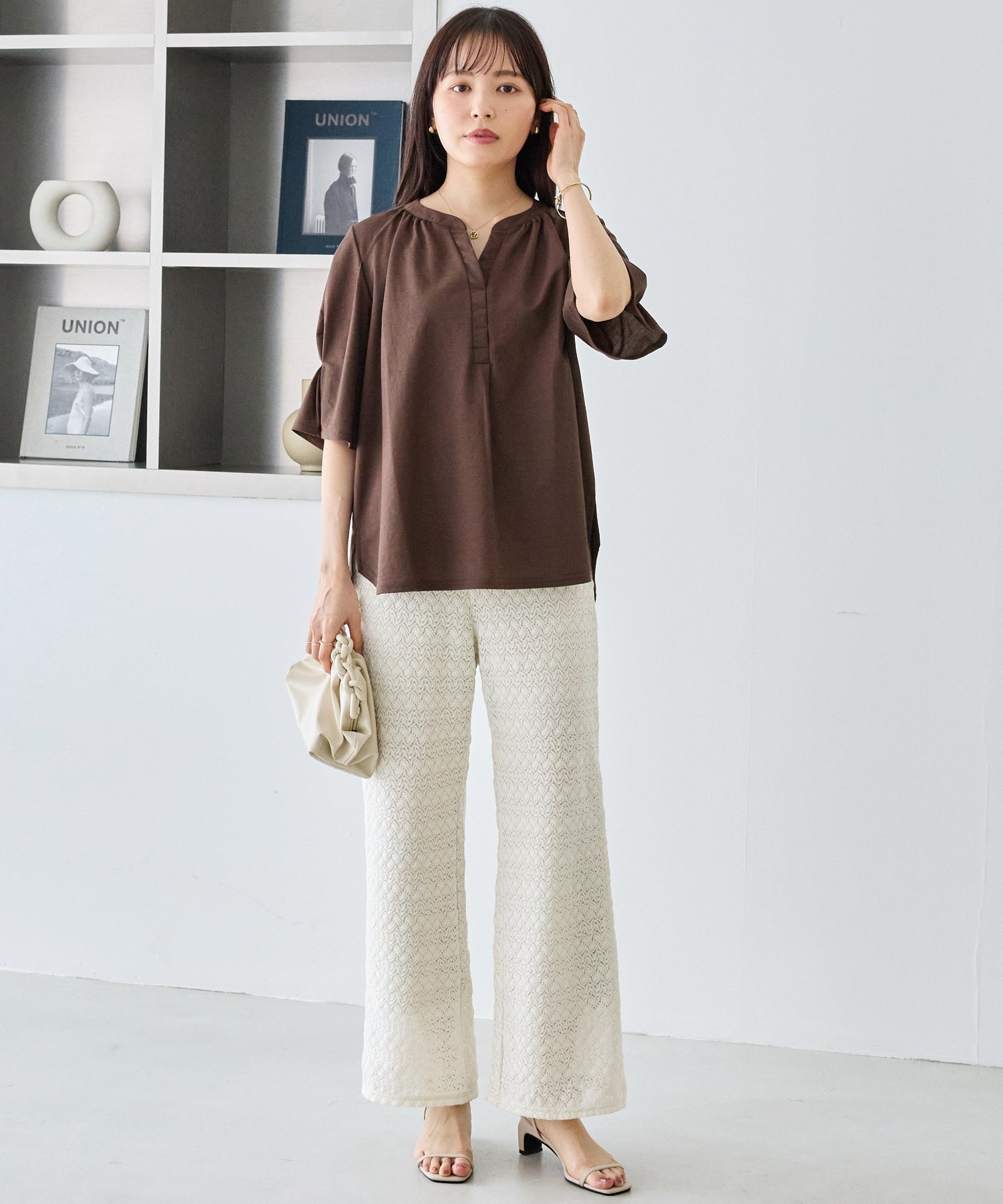 【好機能シリーズ】接触冷感｜トリコットスキッパープルオーバー