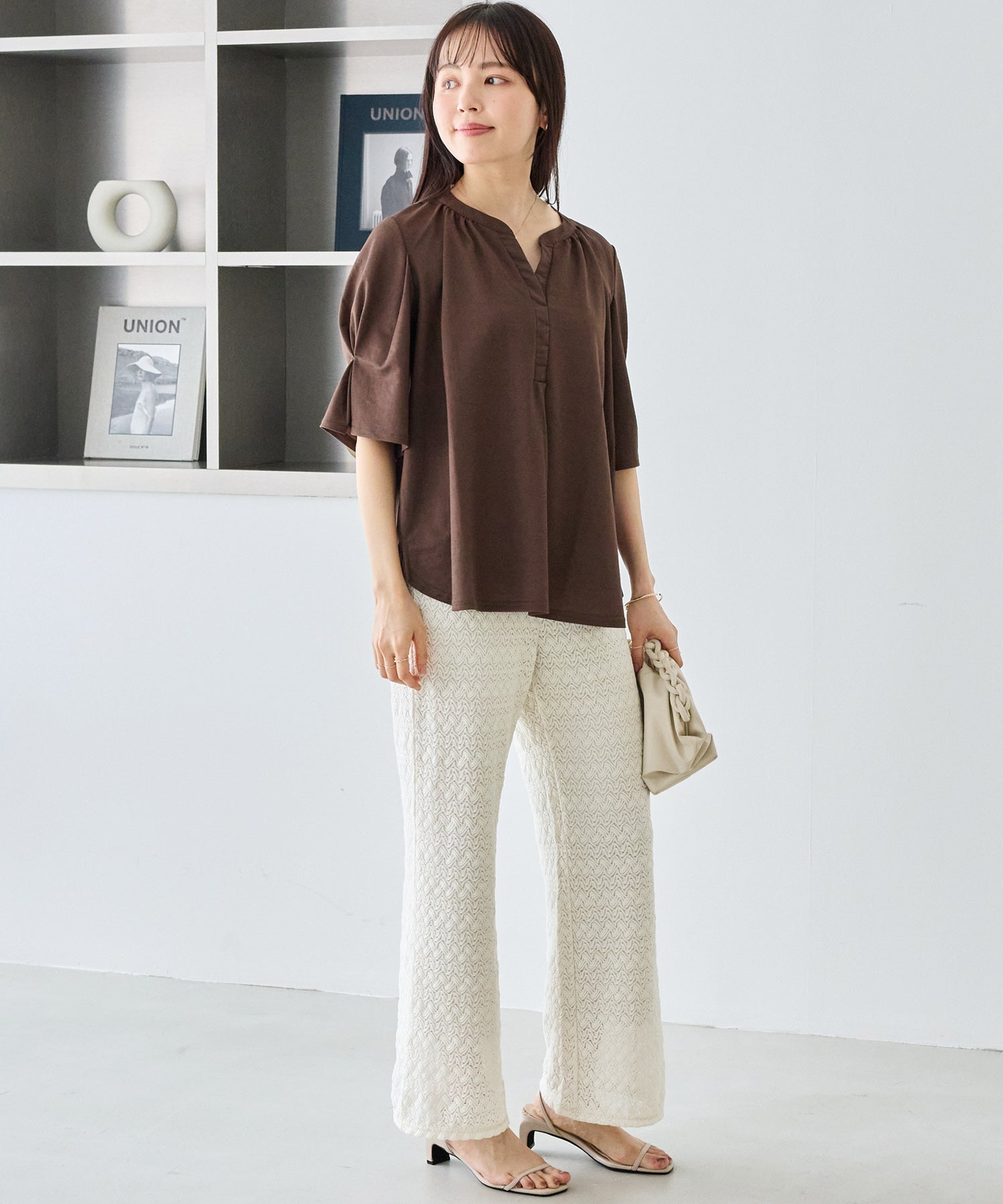 【好機能シリーズ】接触冷感｜トリコットスキッパープルオーバー