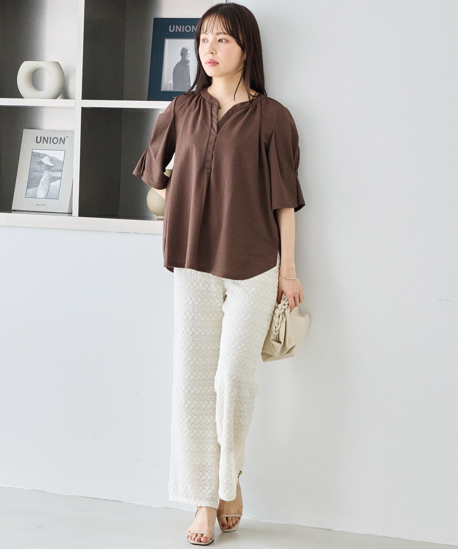 【好機能シリーズ】接触冷感｜トリコットスキッパープルオーバー