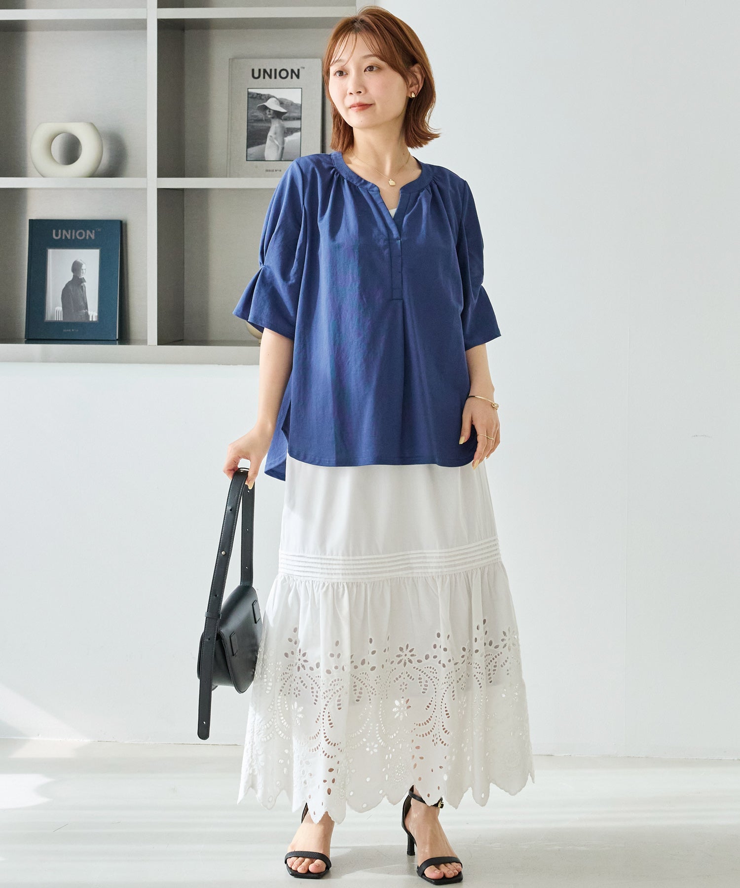 【好機能シリーズ】接触冷感｜トリコットスキッパープルオーバー