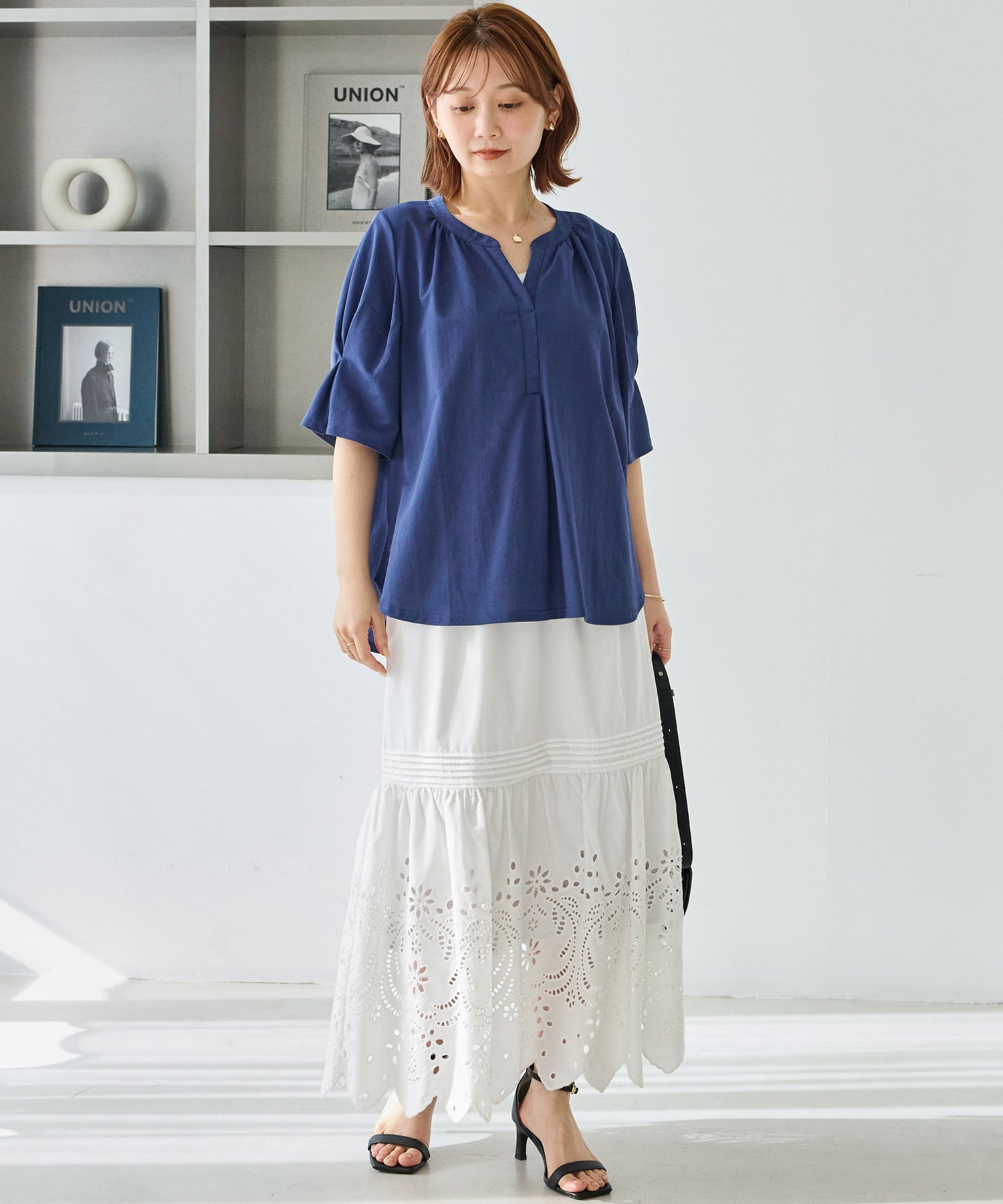 【好機能シリーズ】接触冷感｜トリコットスキッパープルオーバー