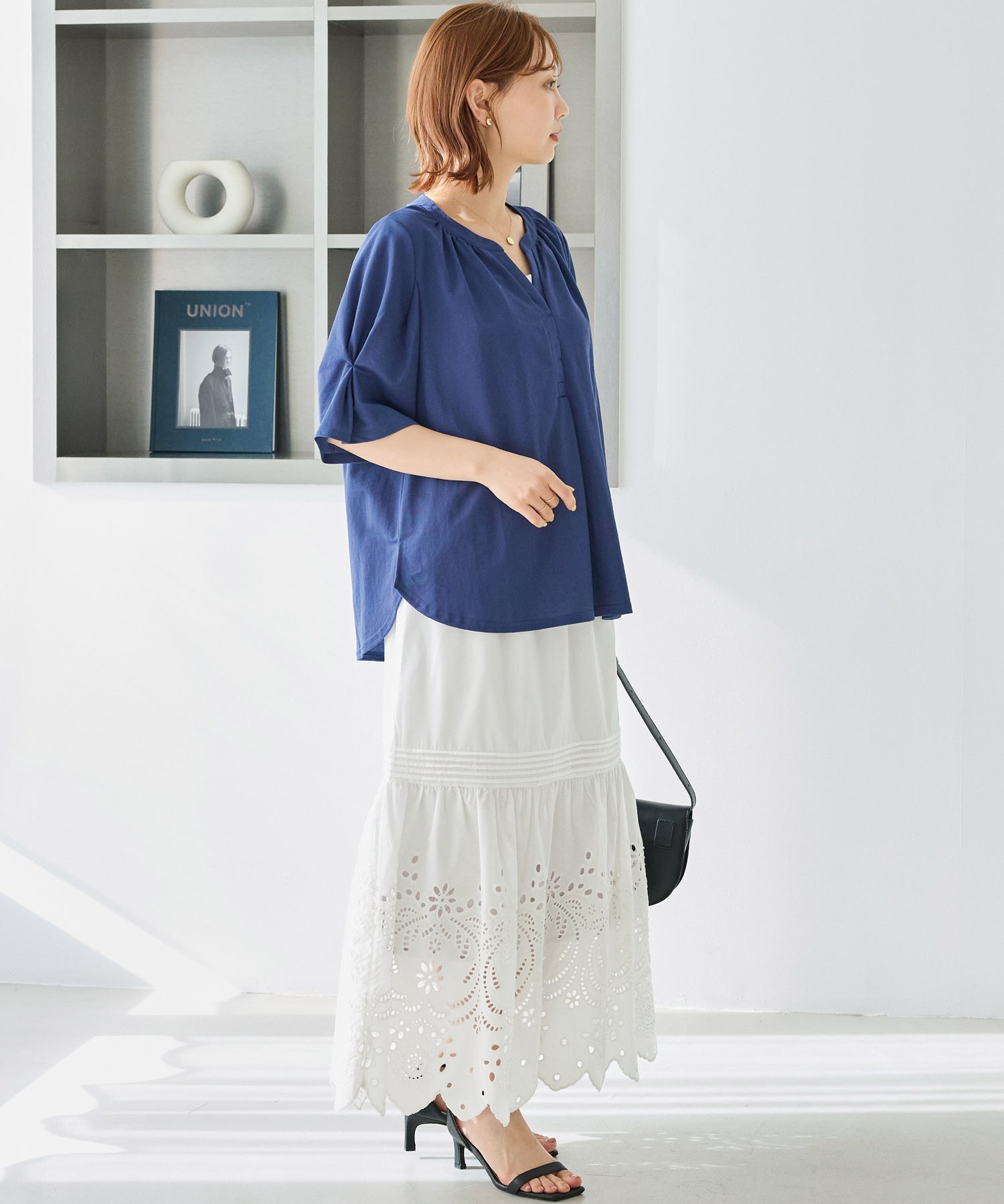 【好機能シリーズ】接触冷感｜トリコットスキッパープルオーバー