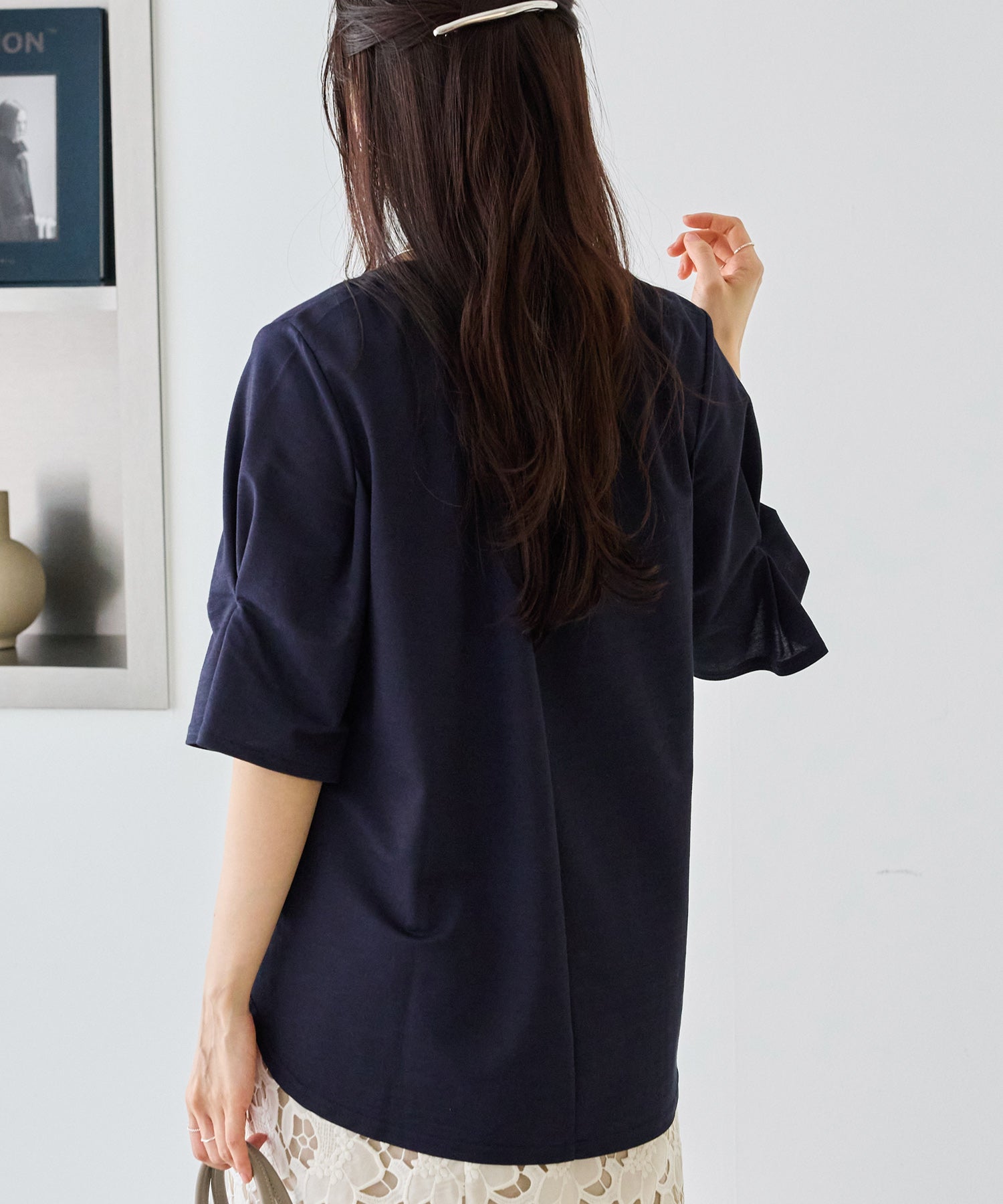 【好機能シリーズ】接触冷感｜トリコットスキッパープルオーバー