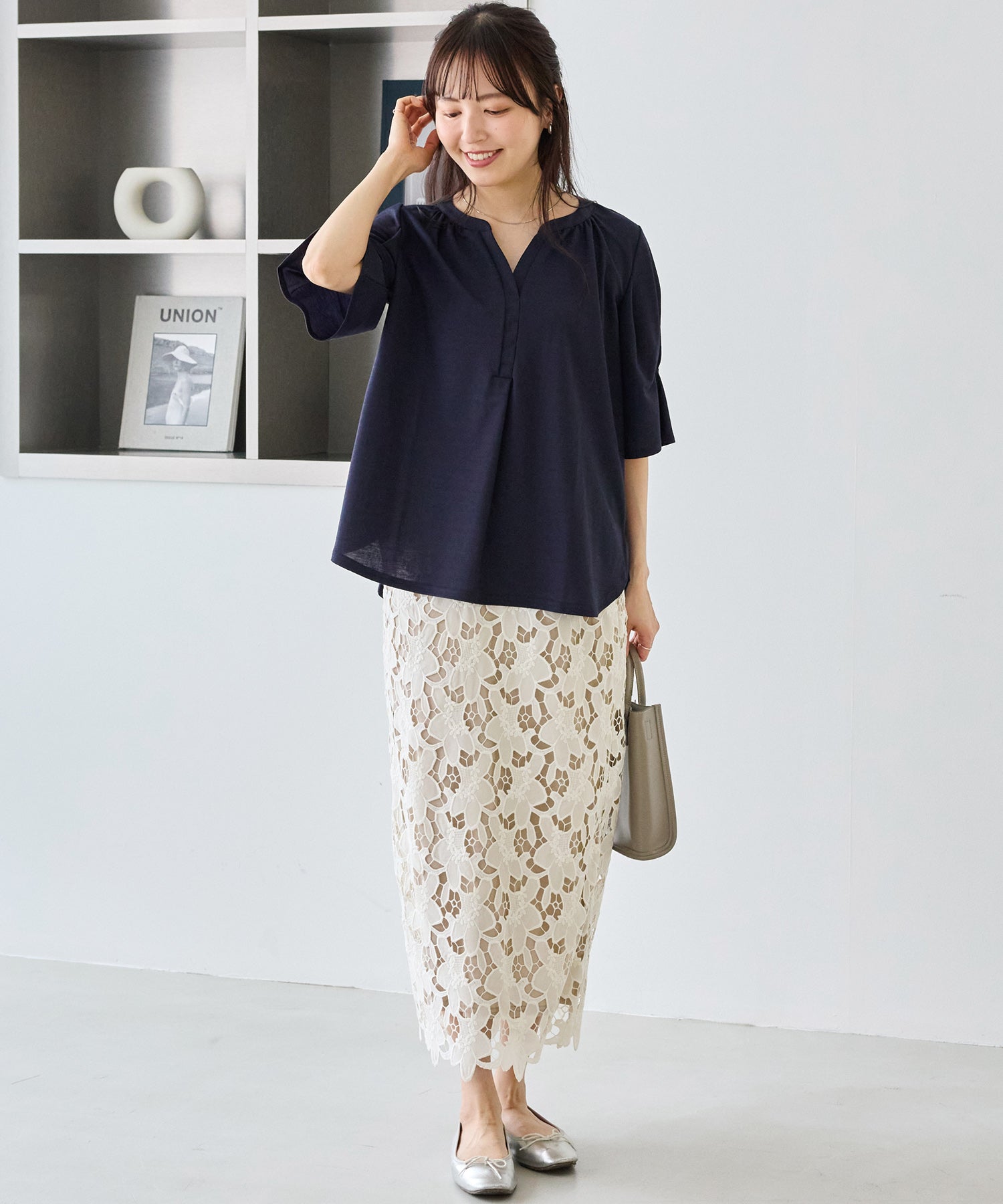 【好機能シリーズ】接触冷感｜トリコットスキッパープルオーバー