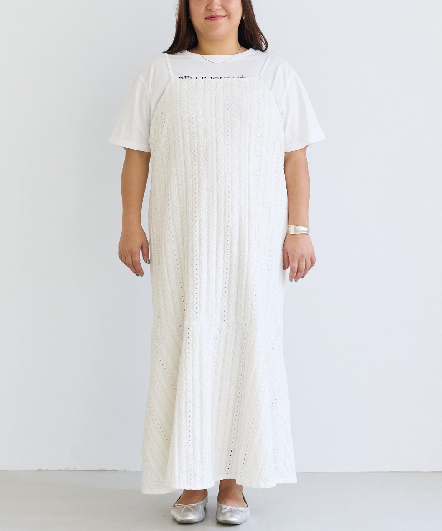 フロント　model:161cm 着用サイズ:3L