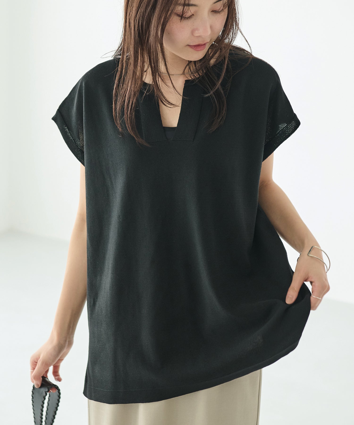 ブラック　model:160cm 着用サイズ:M