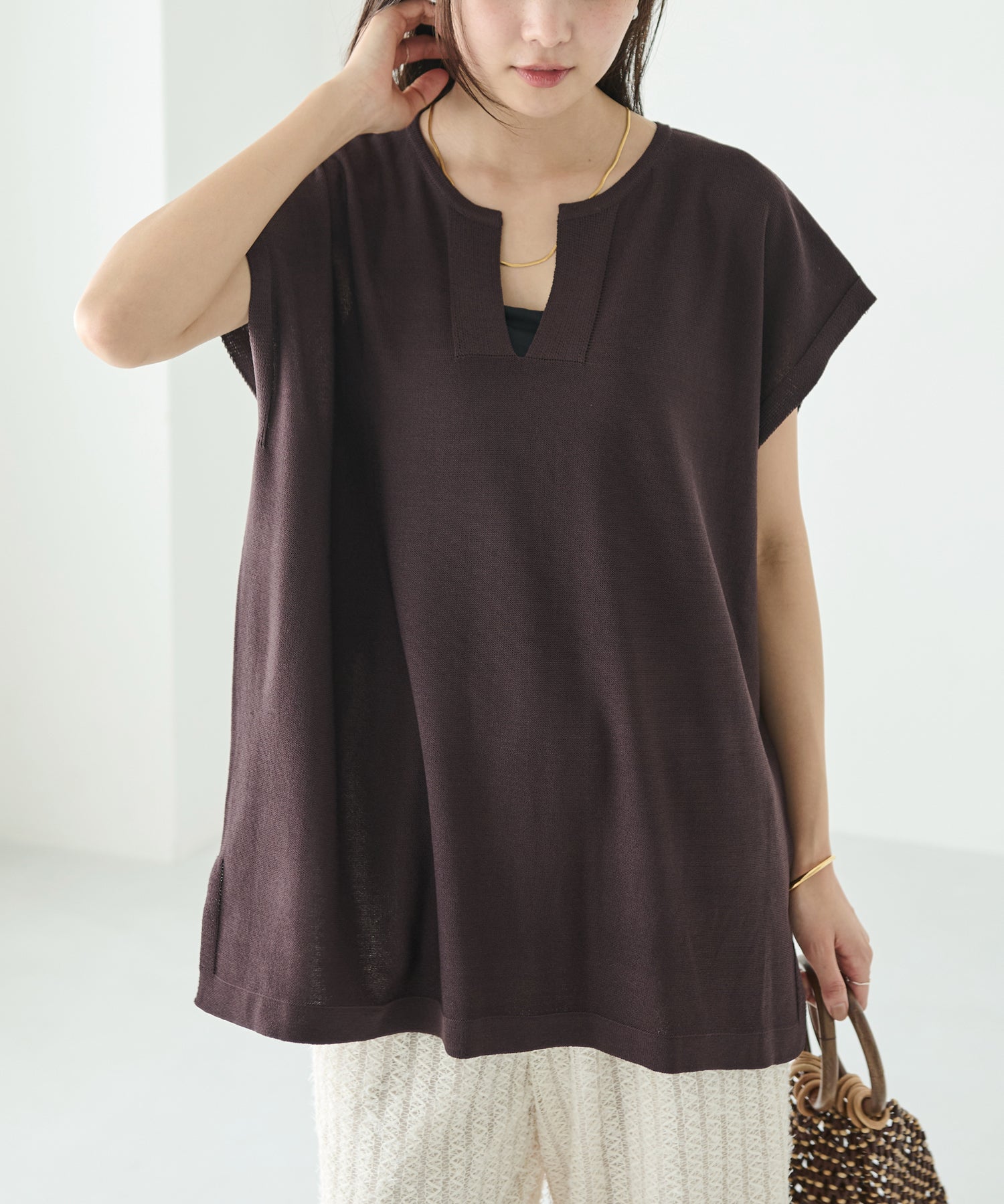 ブラウン　model:160cm 着用サイズ:M