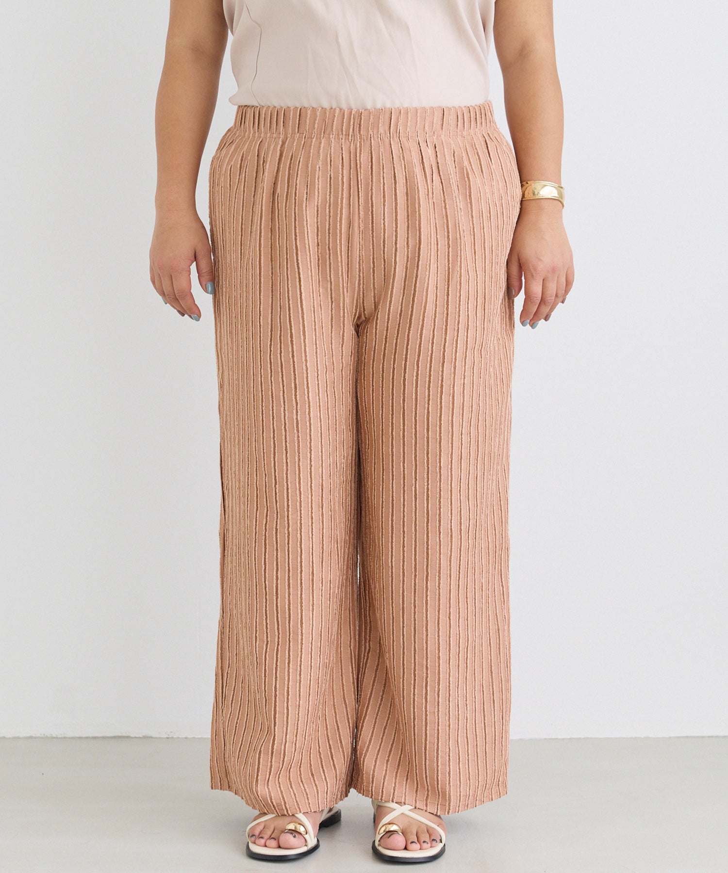 フロント　model:161cm 着用サイズ:3L