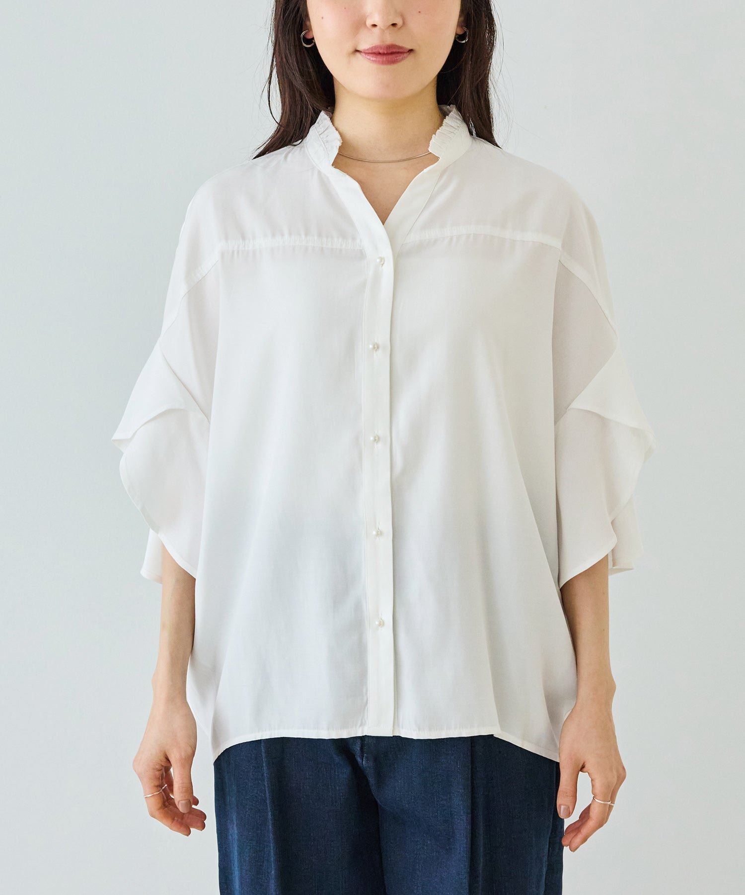 フロント　model:163cm 着用サイズ:M