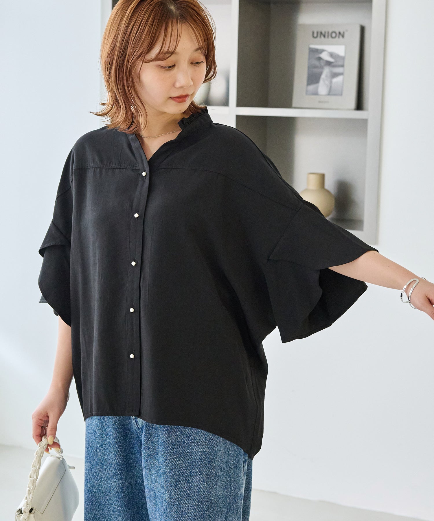 ブラック　model:156cm 着用サイズ:M