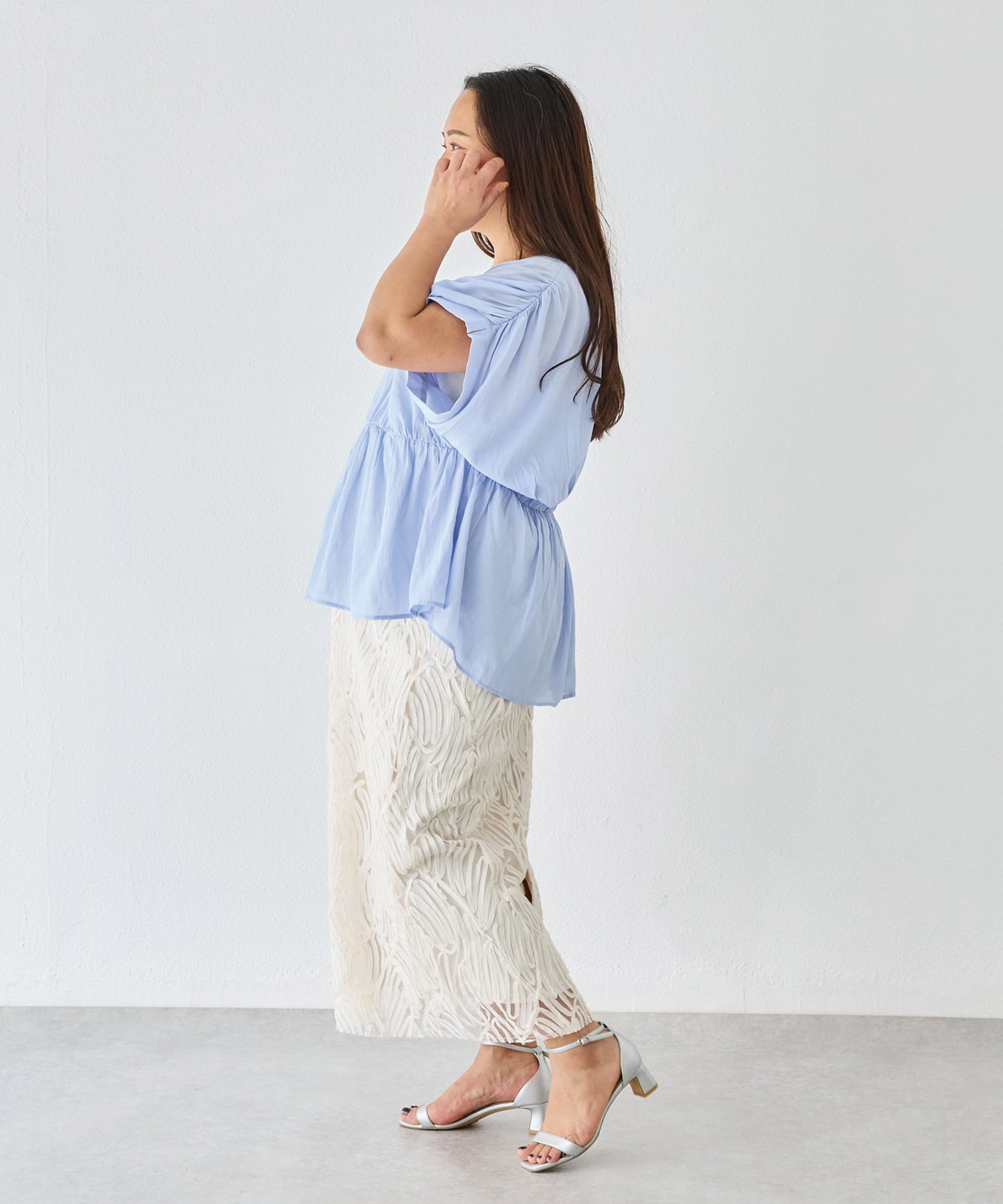 サックス　model:161cm 着用サイズ:3L
