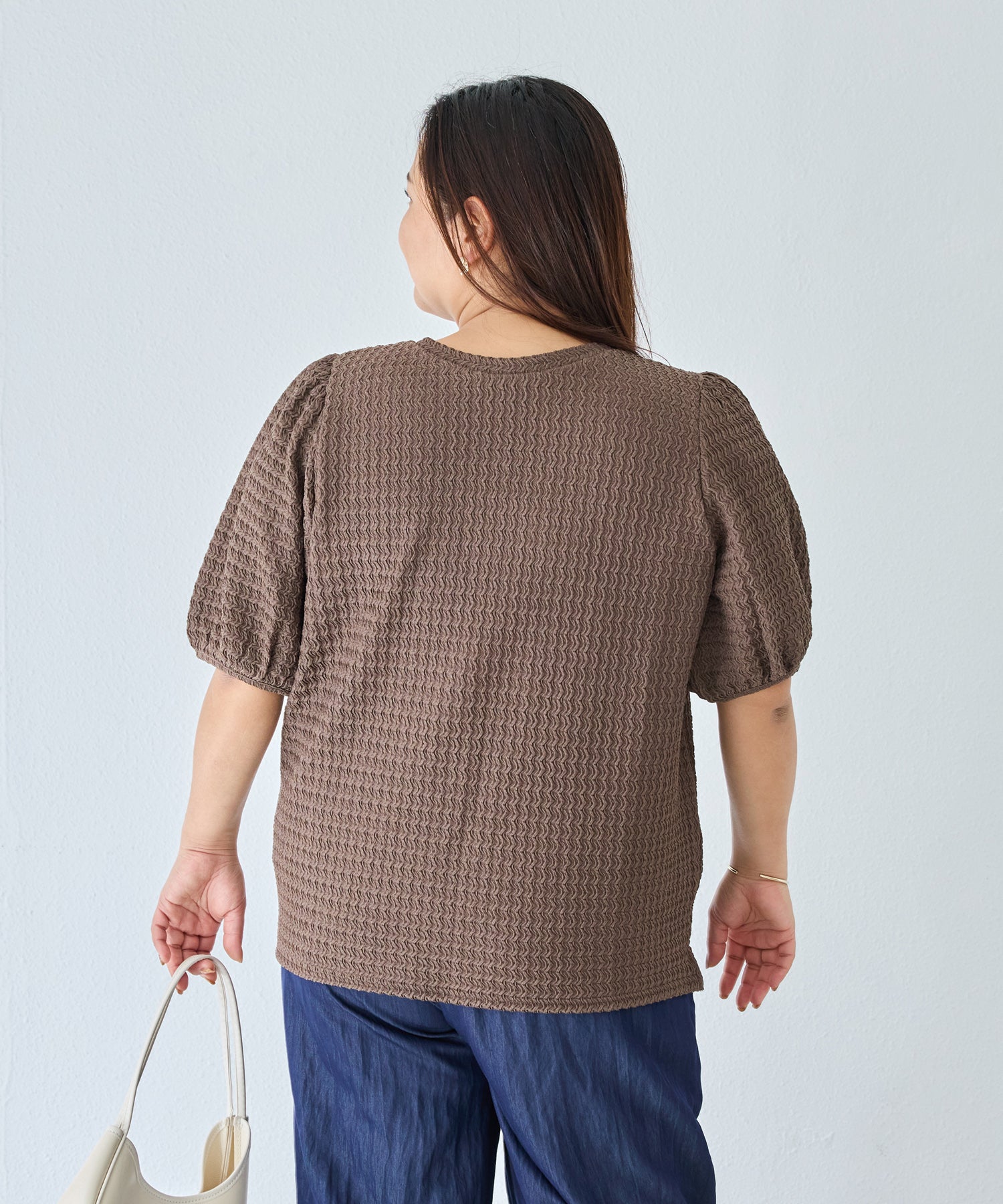 ブラウン　model:161cm 着用サイズ:3L