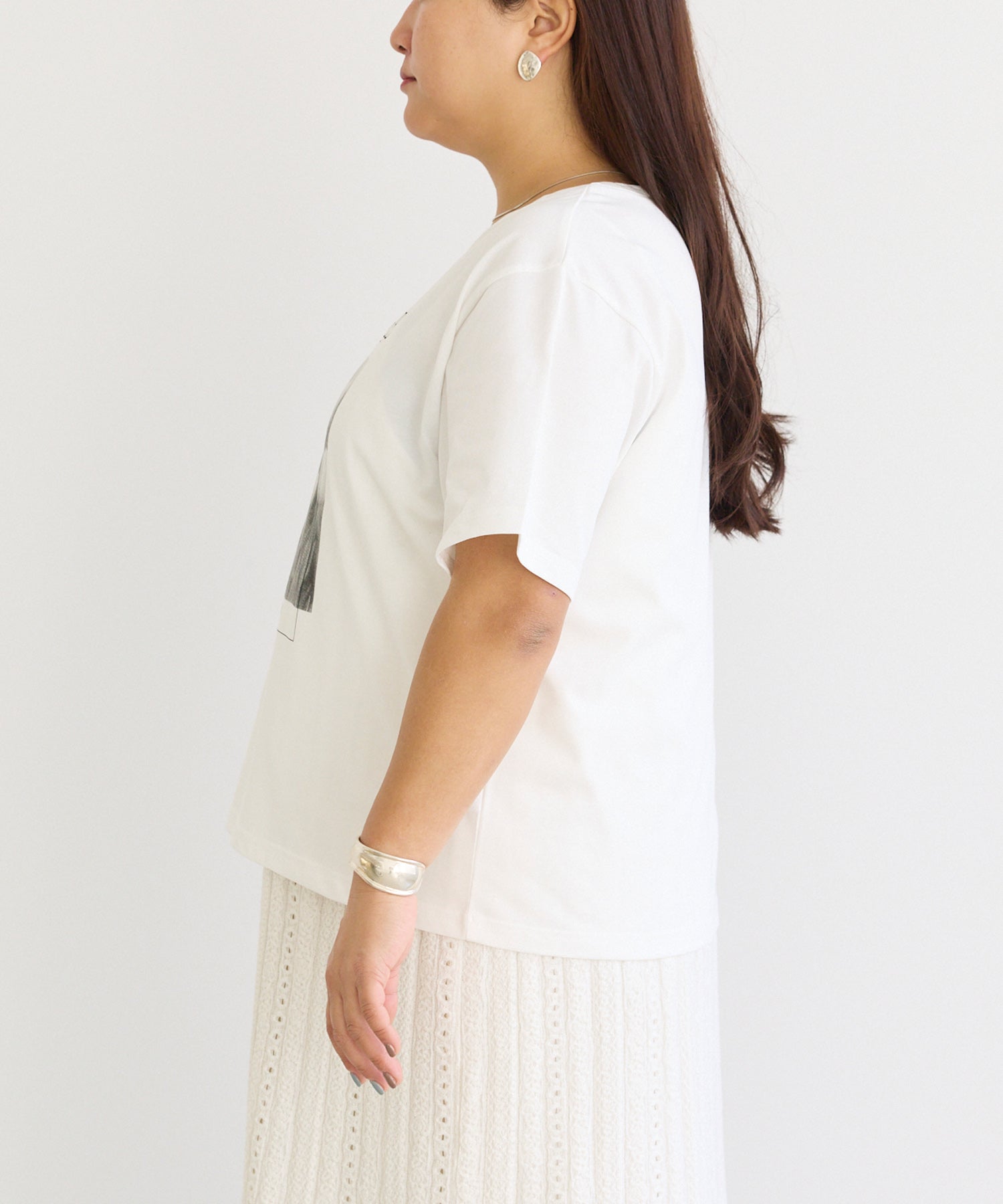 サイド　model:161cm 着用サイズ:3L