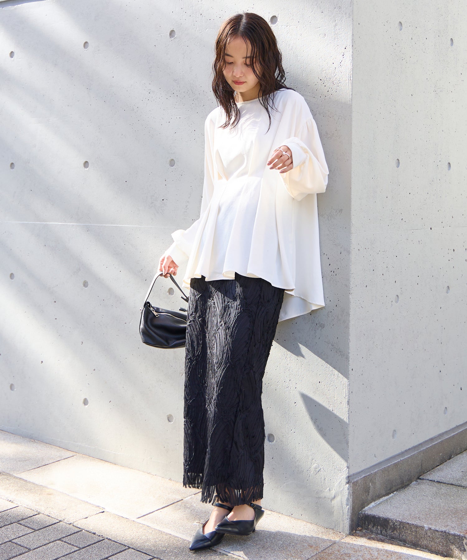 ブラック　model:160cm 着用サイズ:M