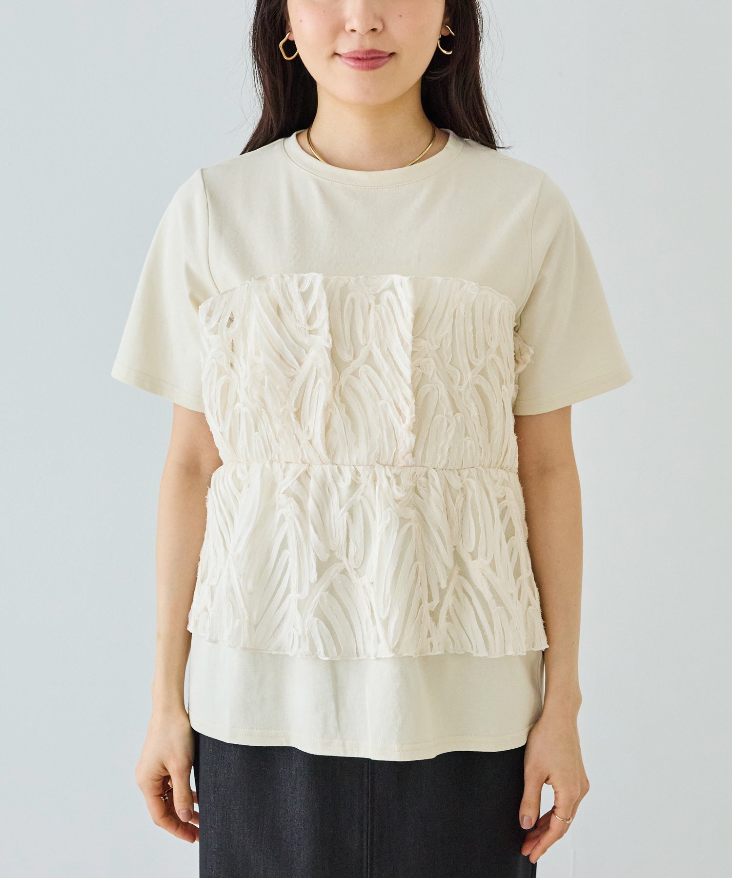 フロント　model:163cm 着用サイズ:M