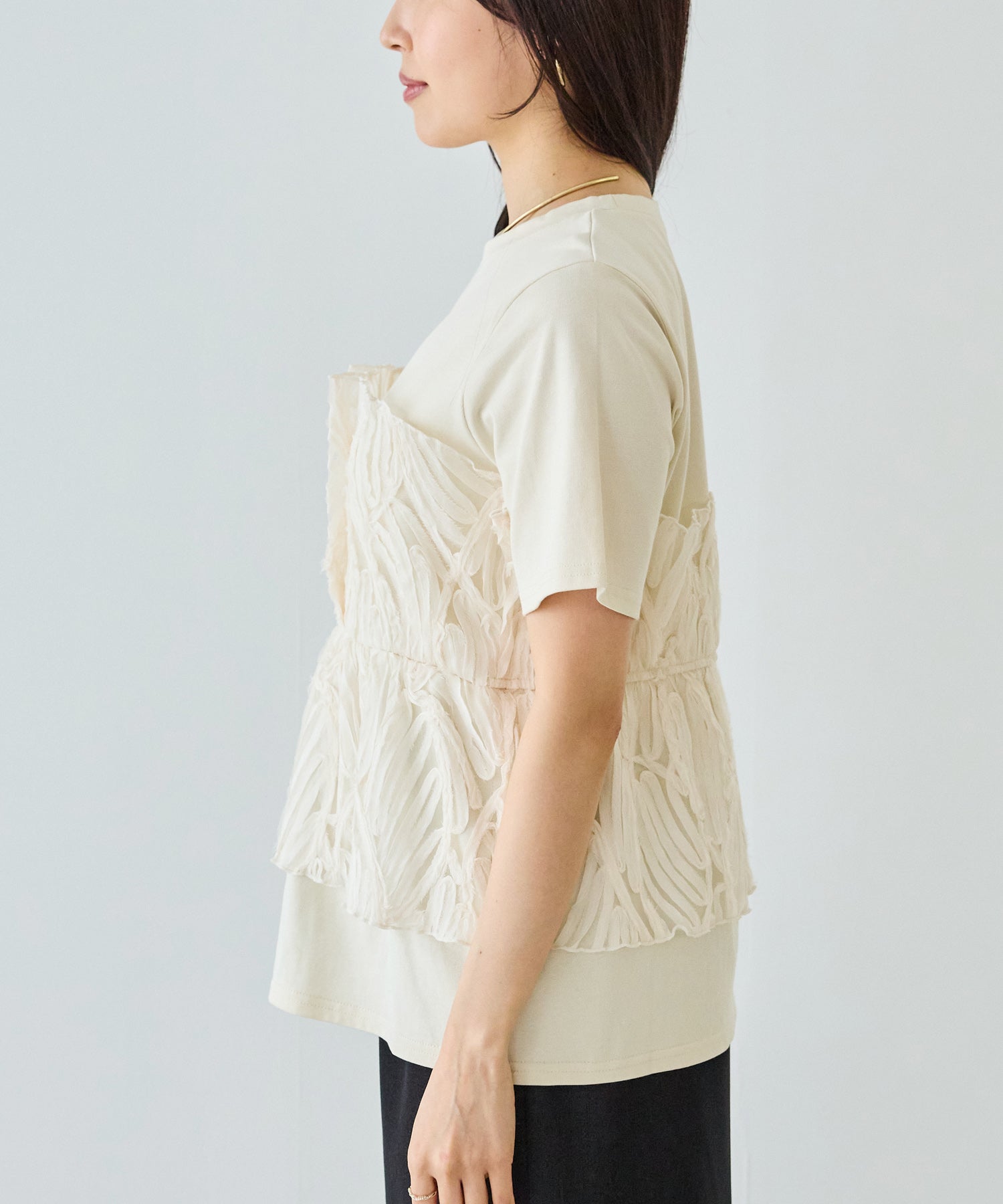 サイド　model:163cm 着用サイズ:M