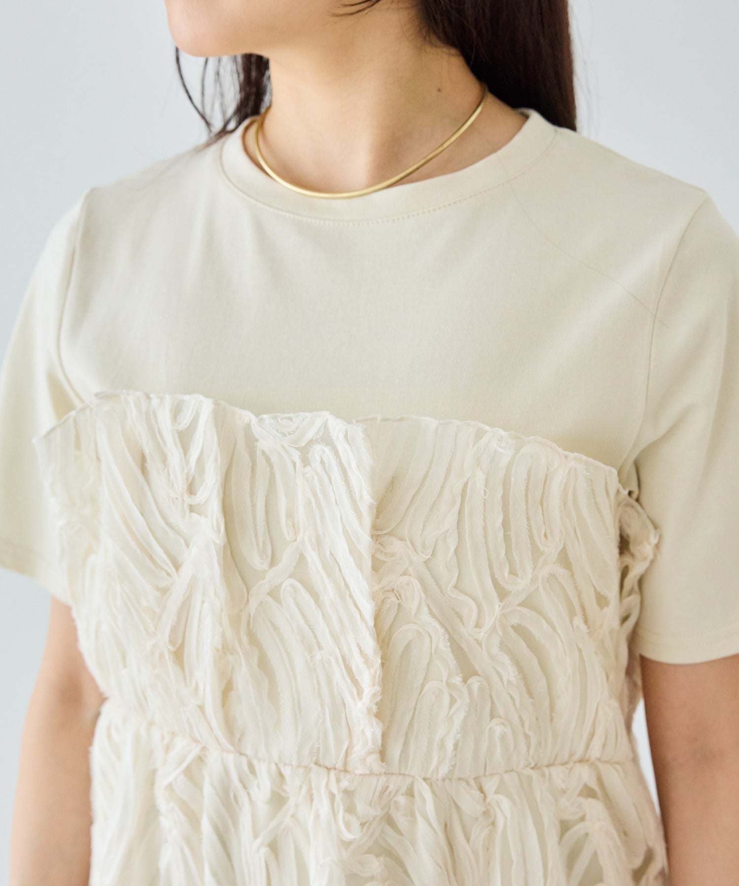 バテンレースビスチェプルオーバー