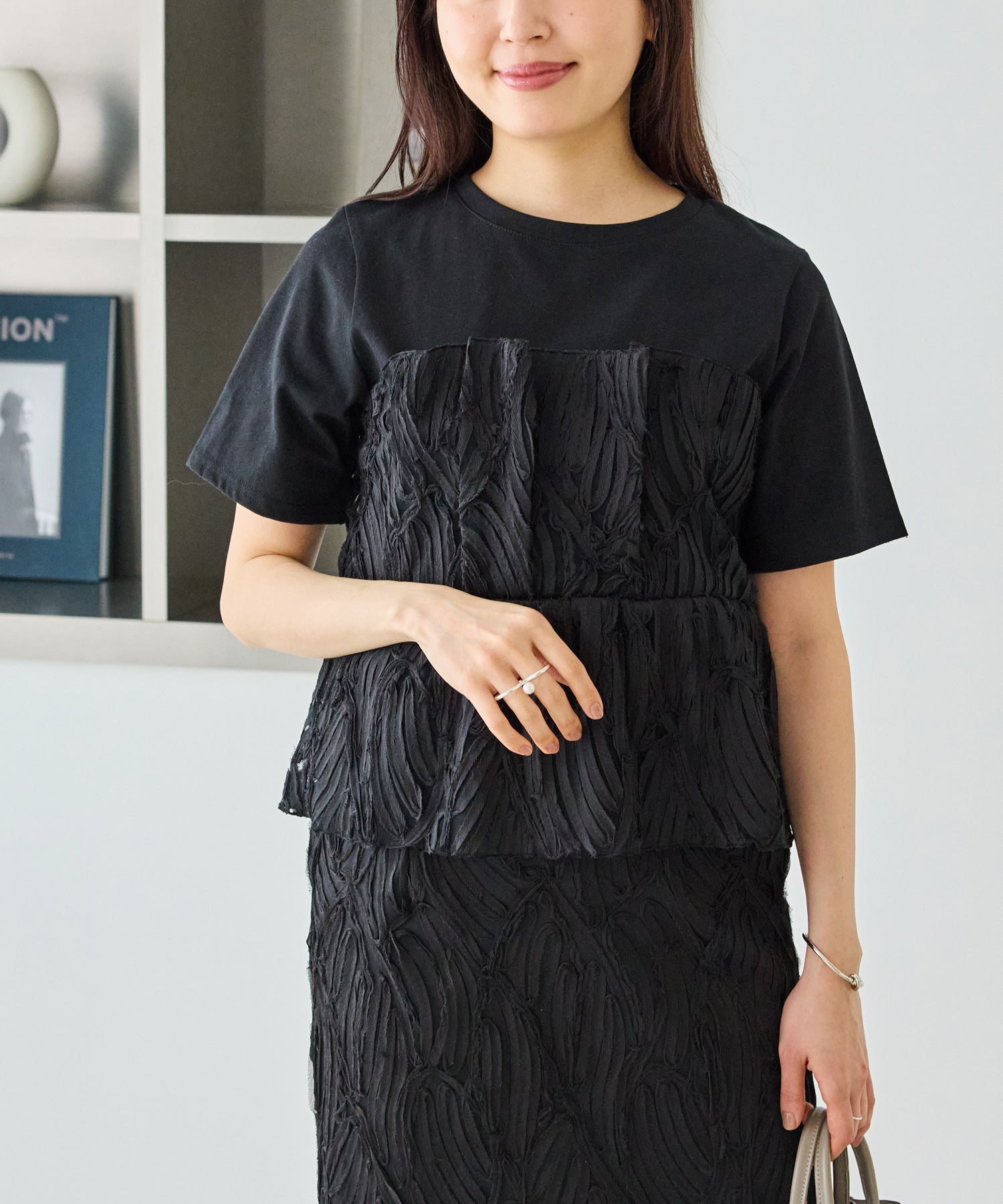 ブラック　model:163cm 着用サイズ:M