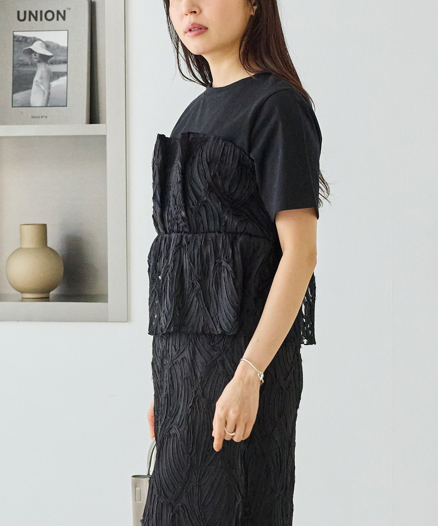 バテンレースビスチェプルオーバー