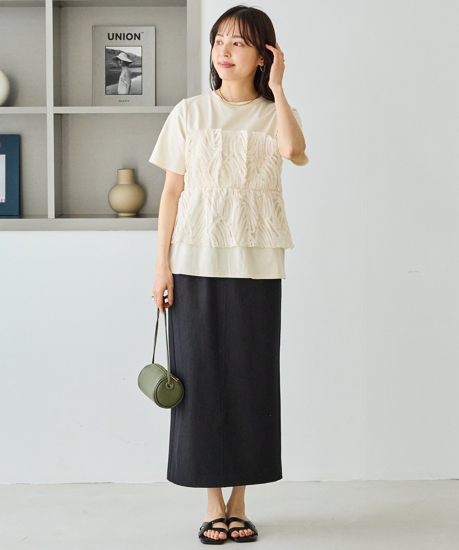 バテンレースビスチェプルオーバー