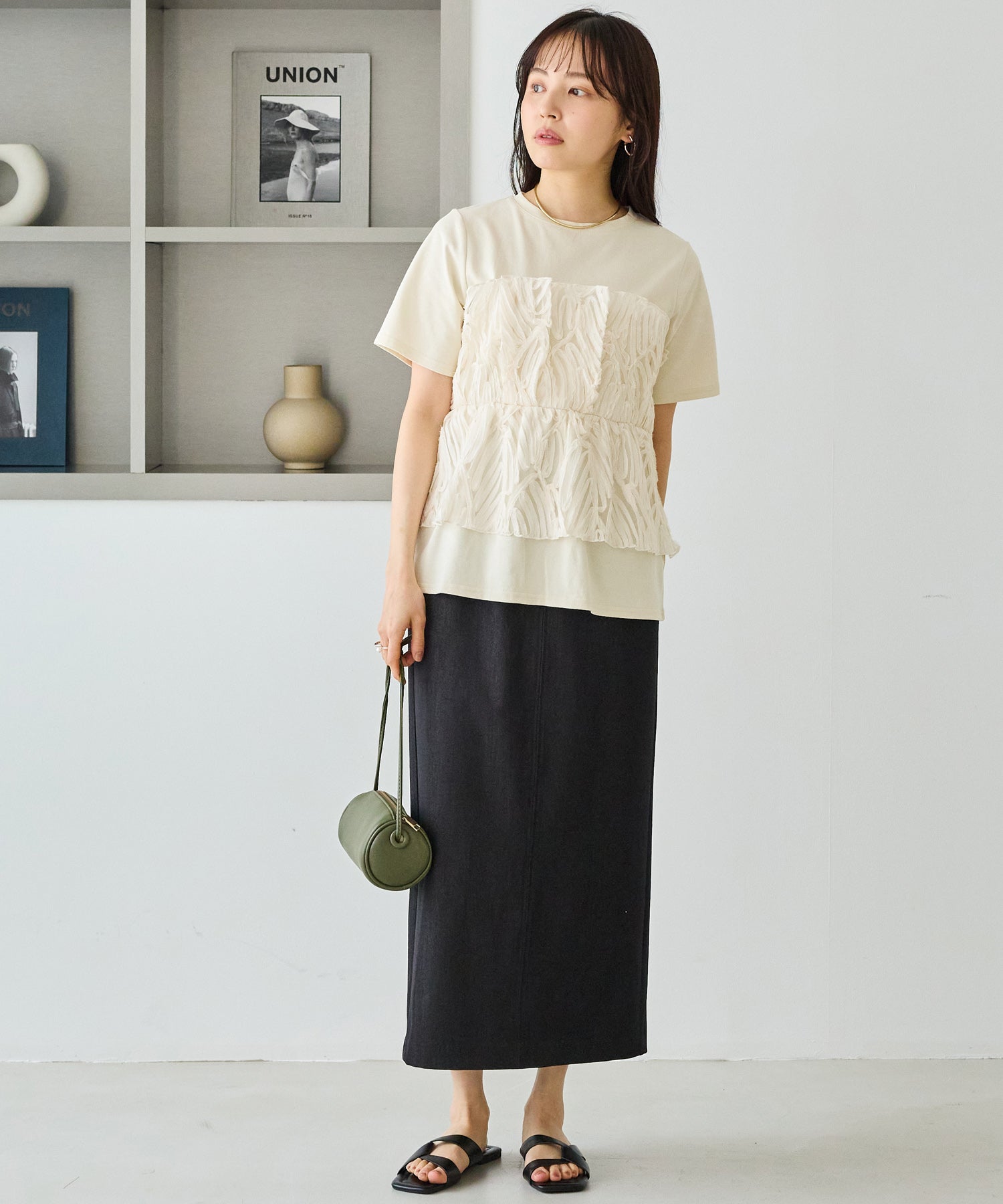 バテンレースビスチェプルオーバー