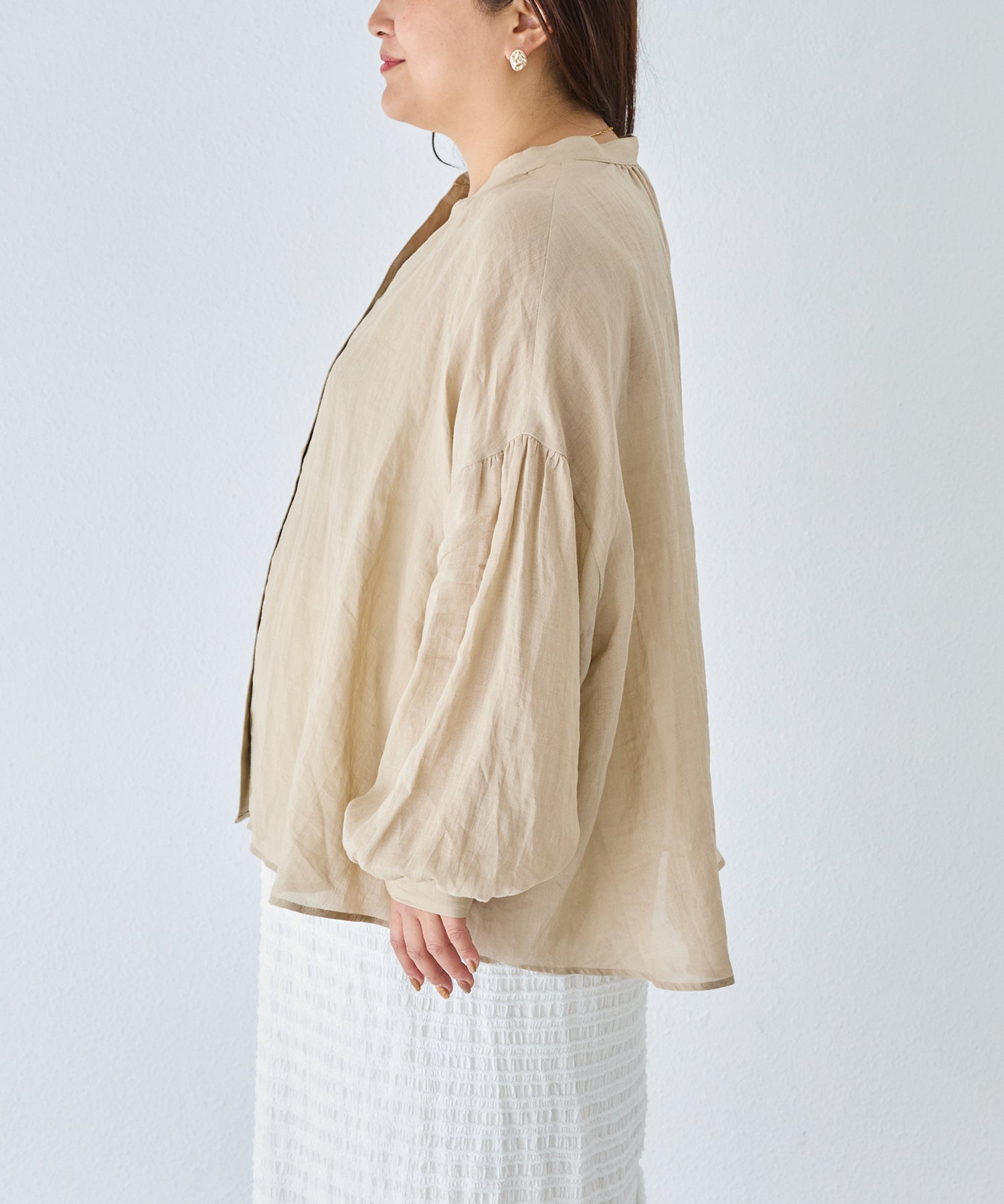 サイド　model:161cm 着用サイズ:3L