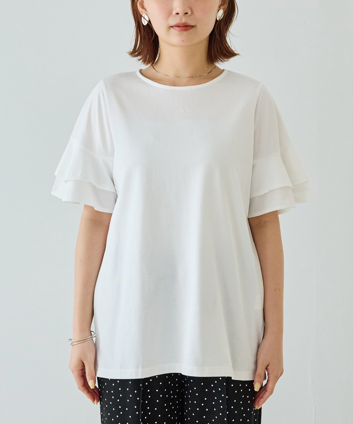 フロント　model:156cm 着用サイズ:M