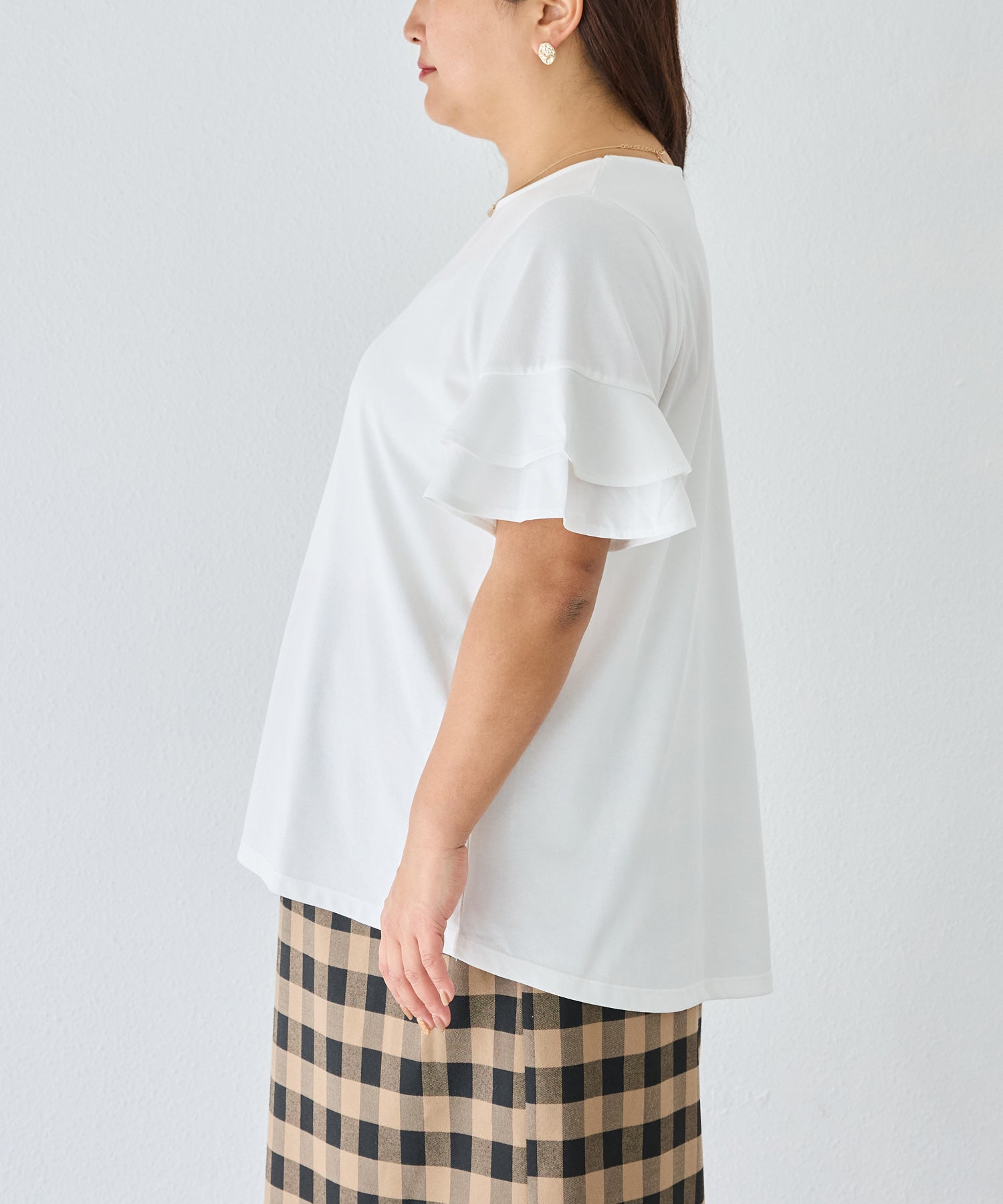 サイド　model:161cm 着用サイズ:3L