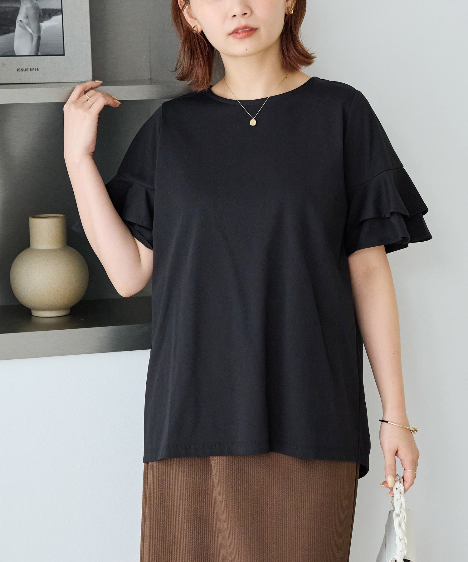 ブラック　model:156cm 着用サイズ:M