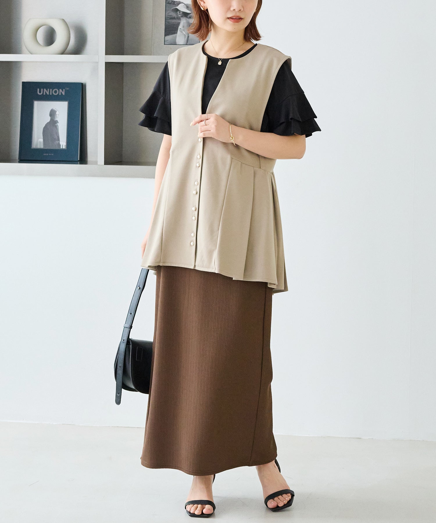 ブラック　model:156cm 着用サイズ:M