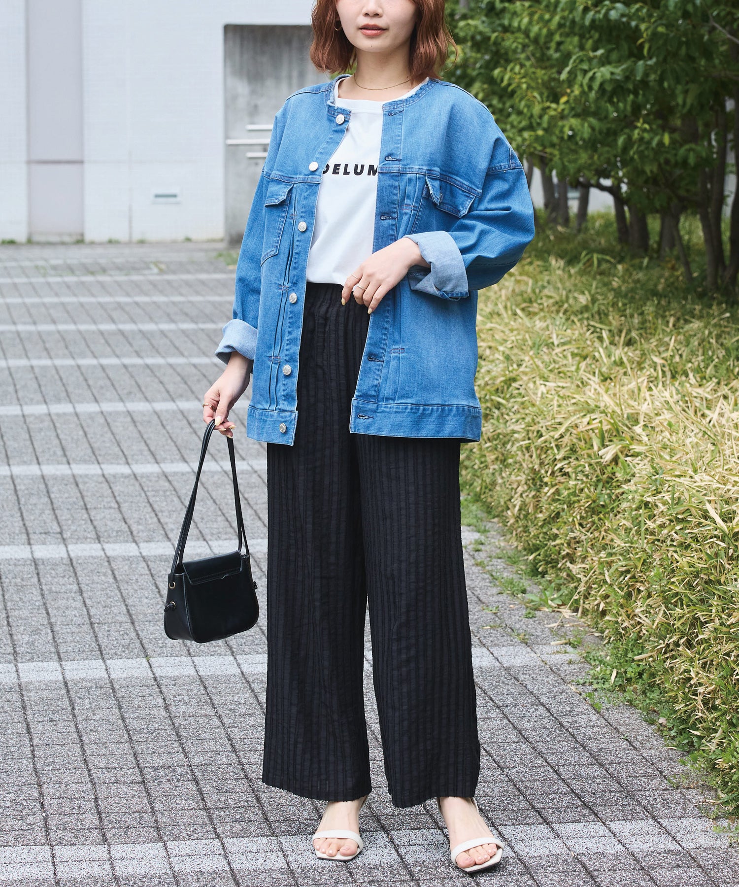 オフホワイト　model:156cm 着用サイズ:M