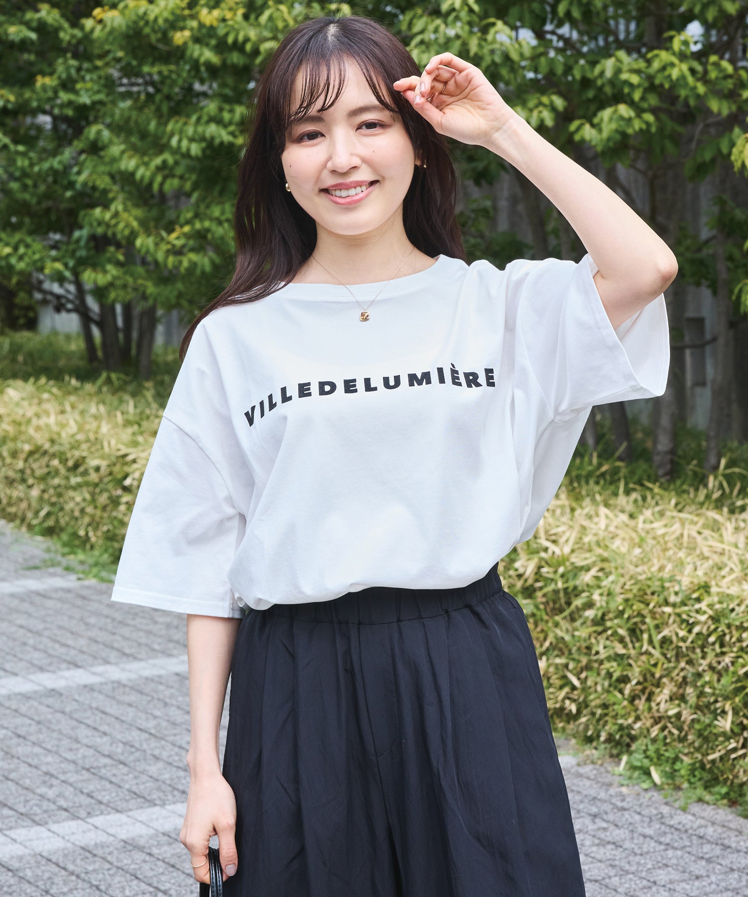 オフホワイト　model:163cm 着用サイズ:M