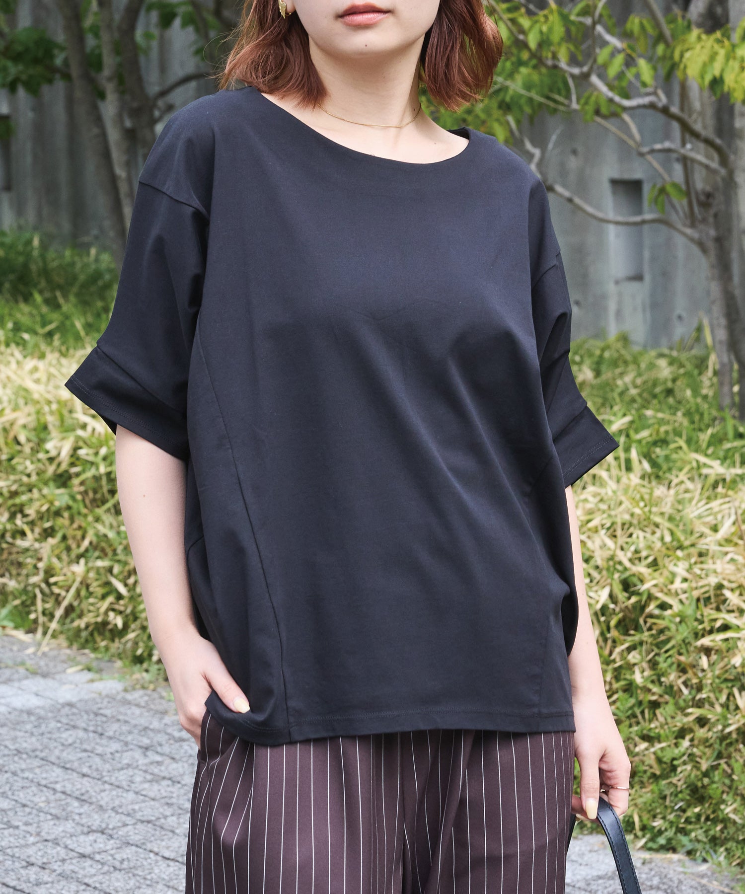 ブラック　model:156cm 着用サイズ:M