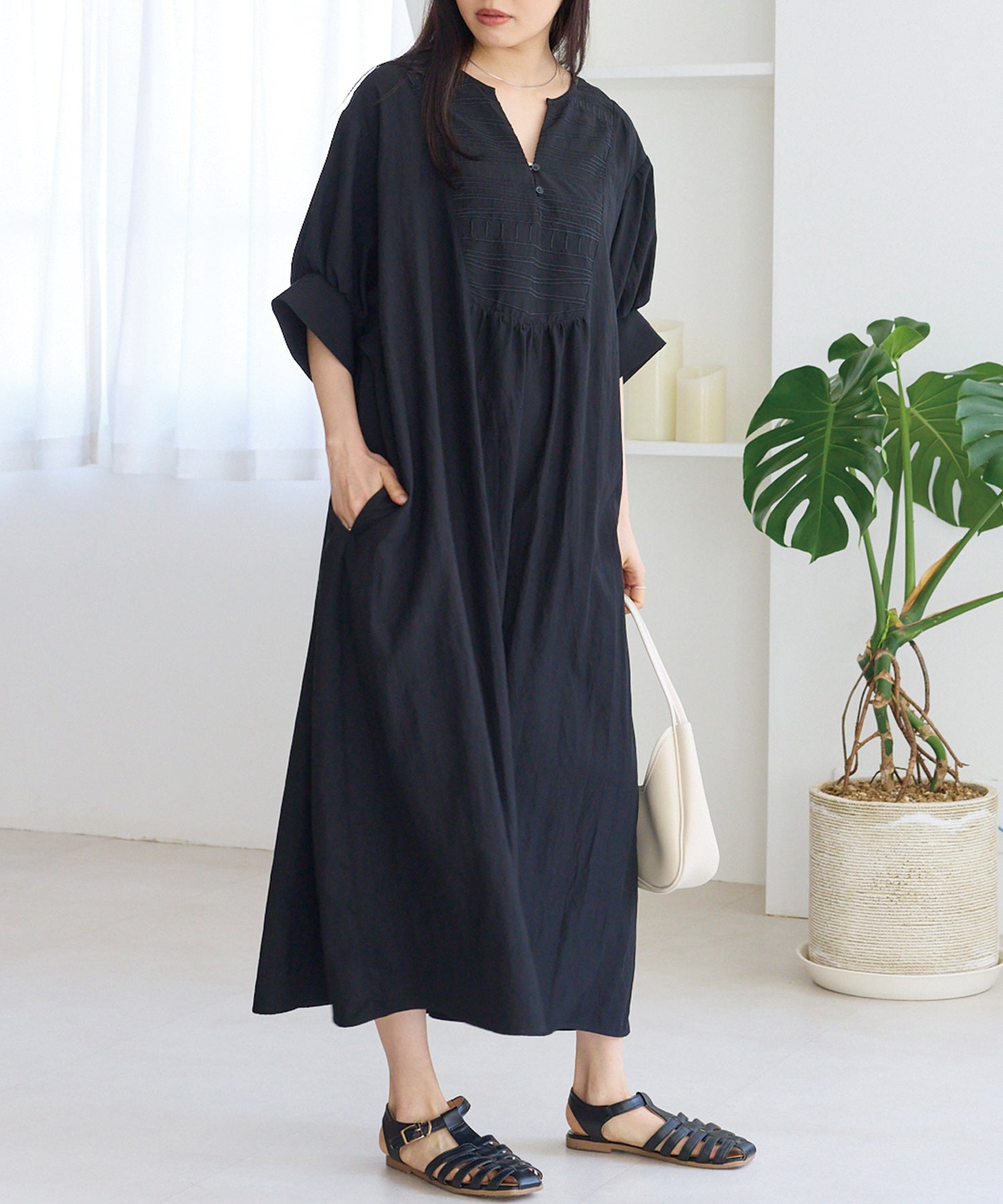 ブラック　model:163cm 着用サイズ:M