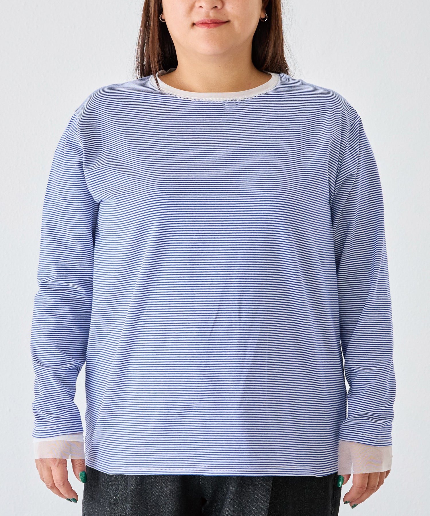 フロント　model:161cm 着用サイズ:3L