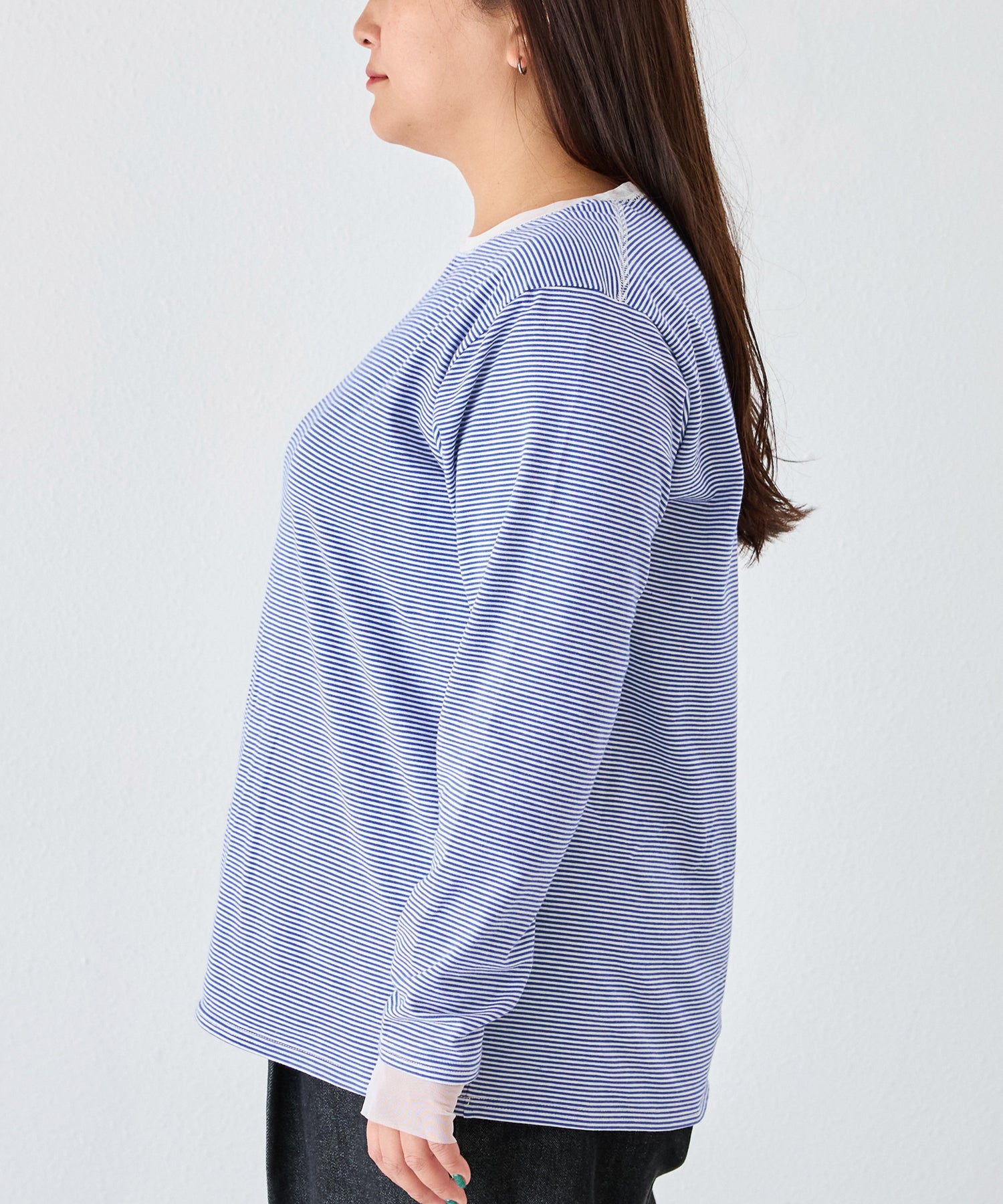 サイド　model:161cm 着用サイズ:3L