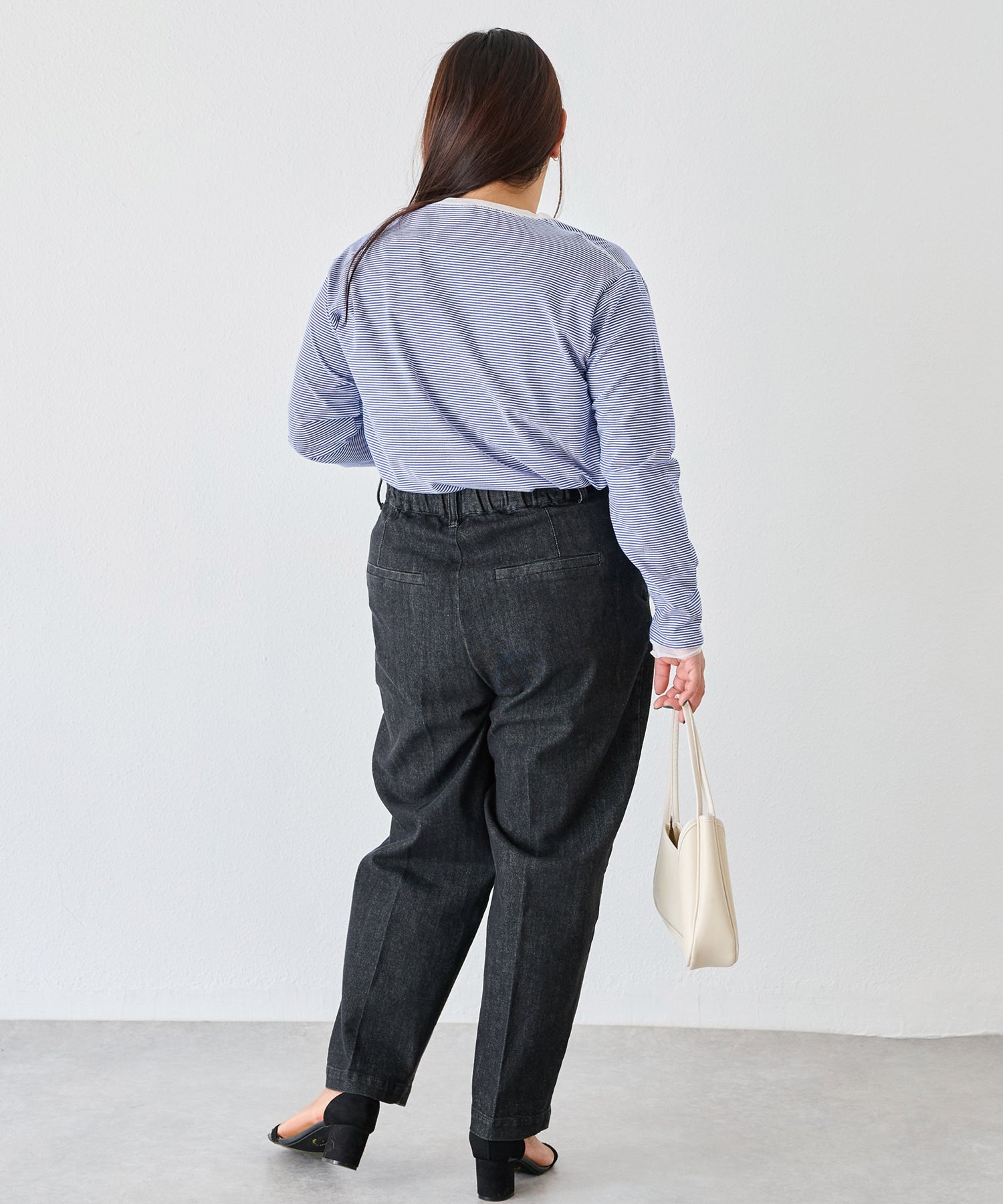 ブルー　model:161cm 着用サイズ:3L