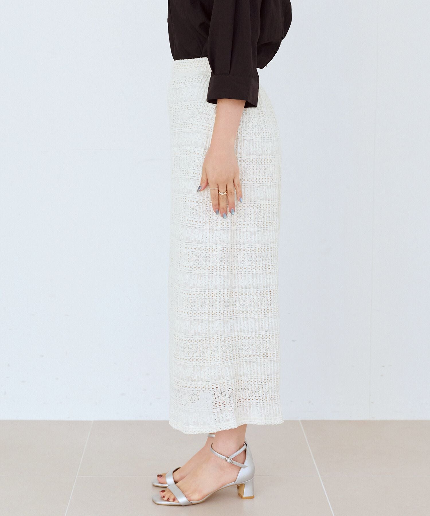 サイド　model:156cm 着用サイズ:M