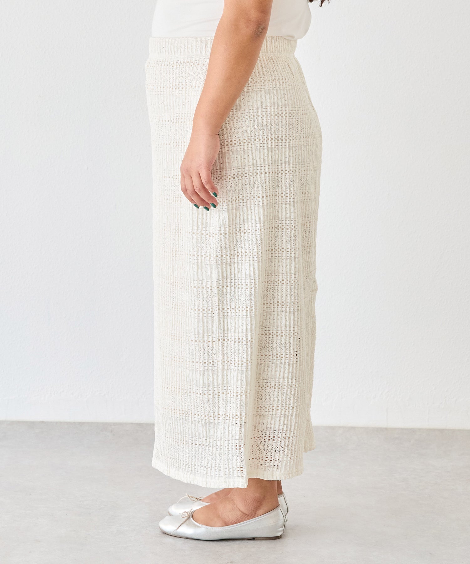 サイド　model:161cm 着用サイズ:3L