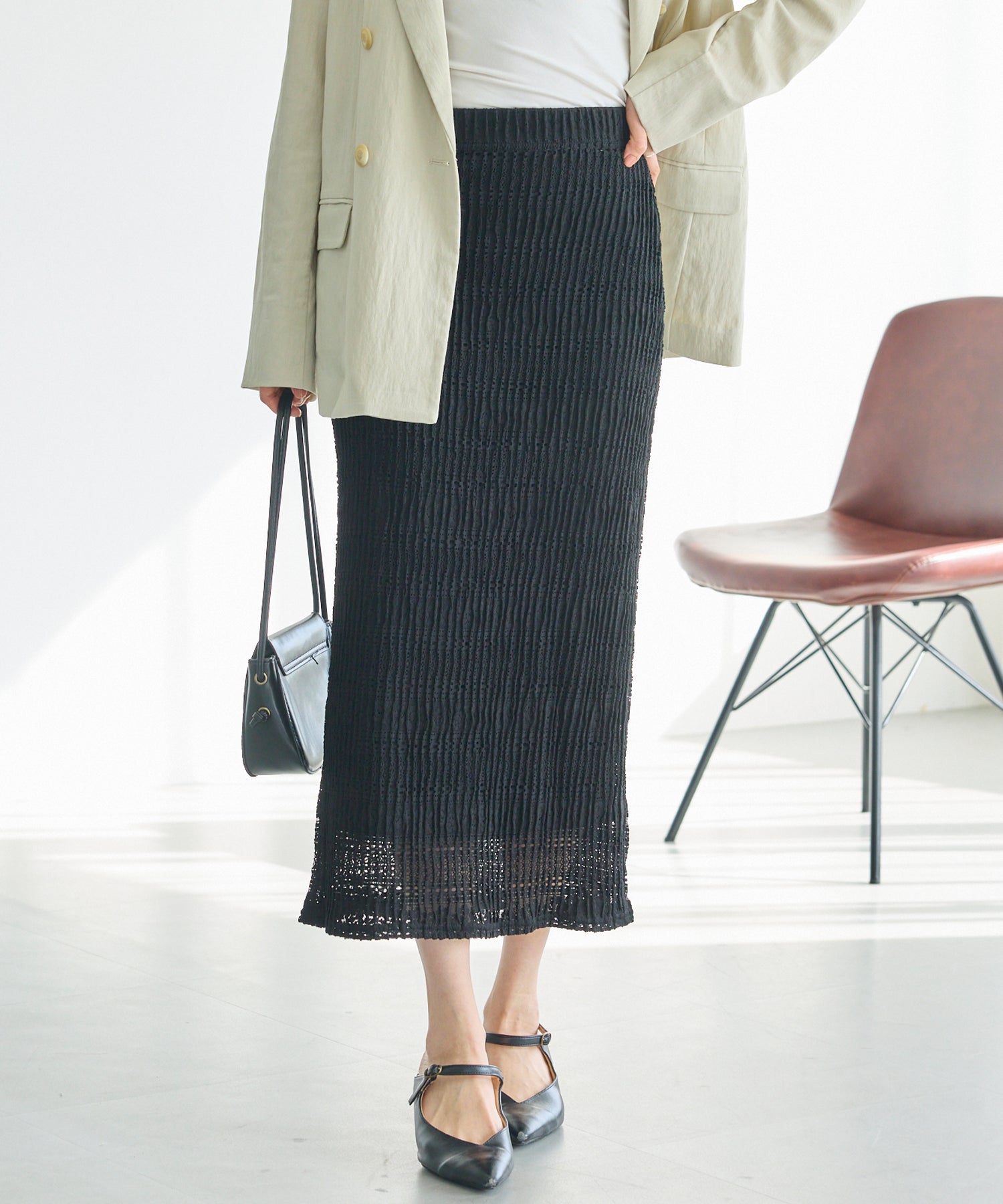 ブラック　model:162cm 着用サイズ:M