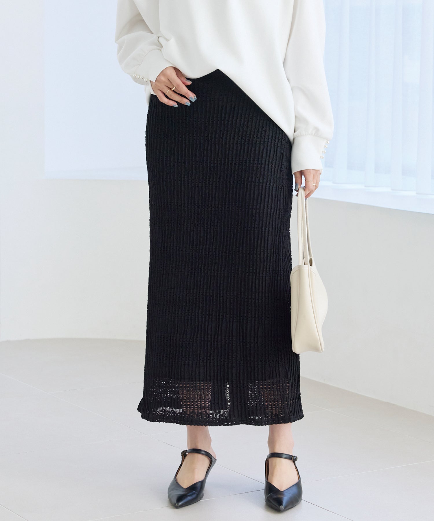 ブラック　model:156cm 着用サイズ:M