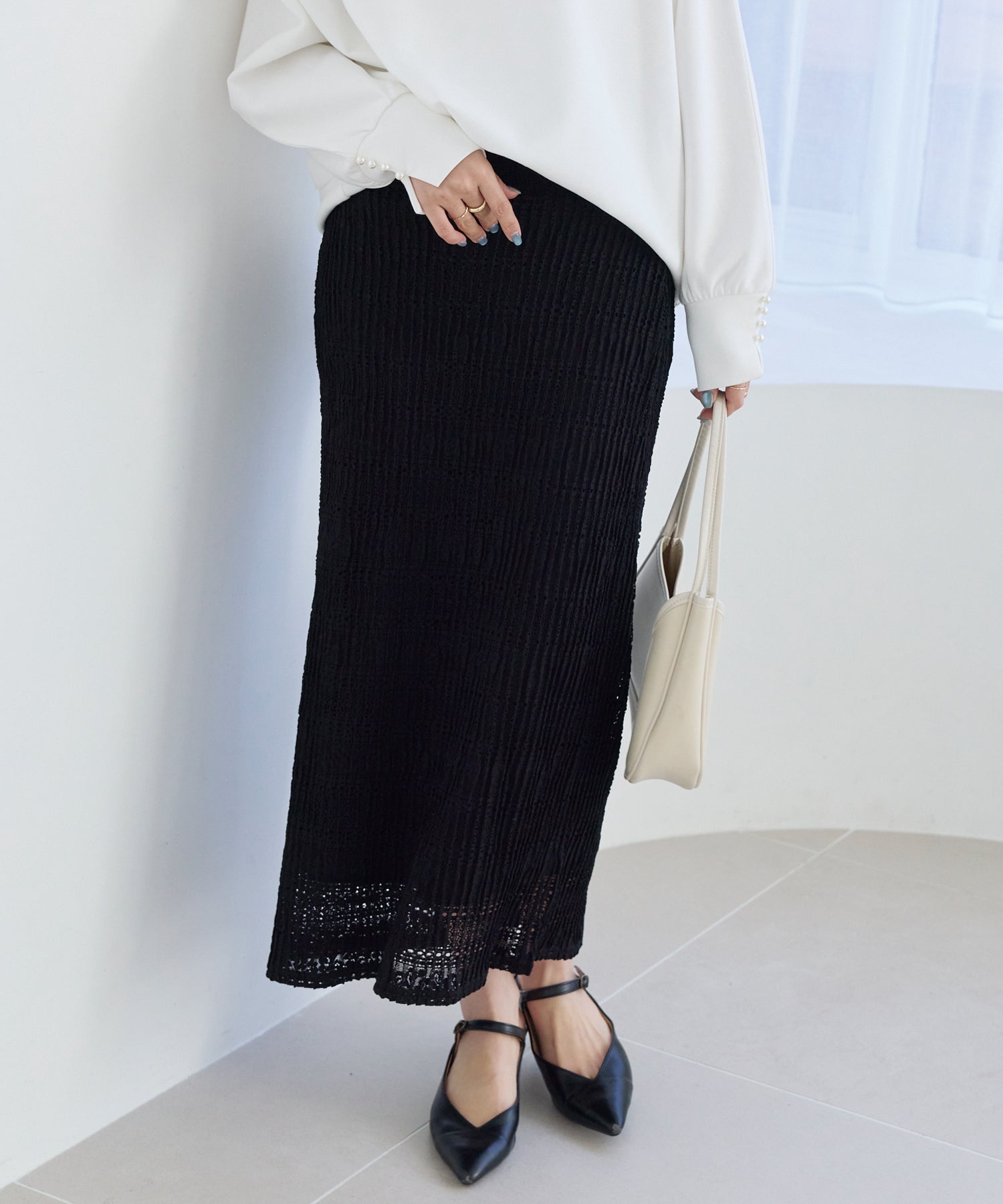 ブラック　model:156cm 着用サイズ:M