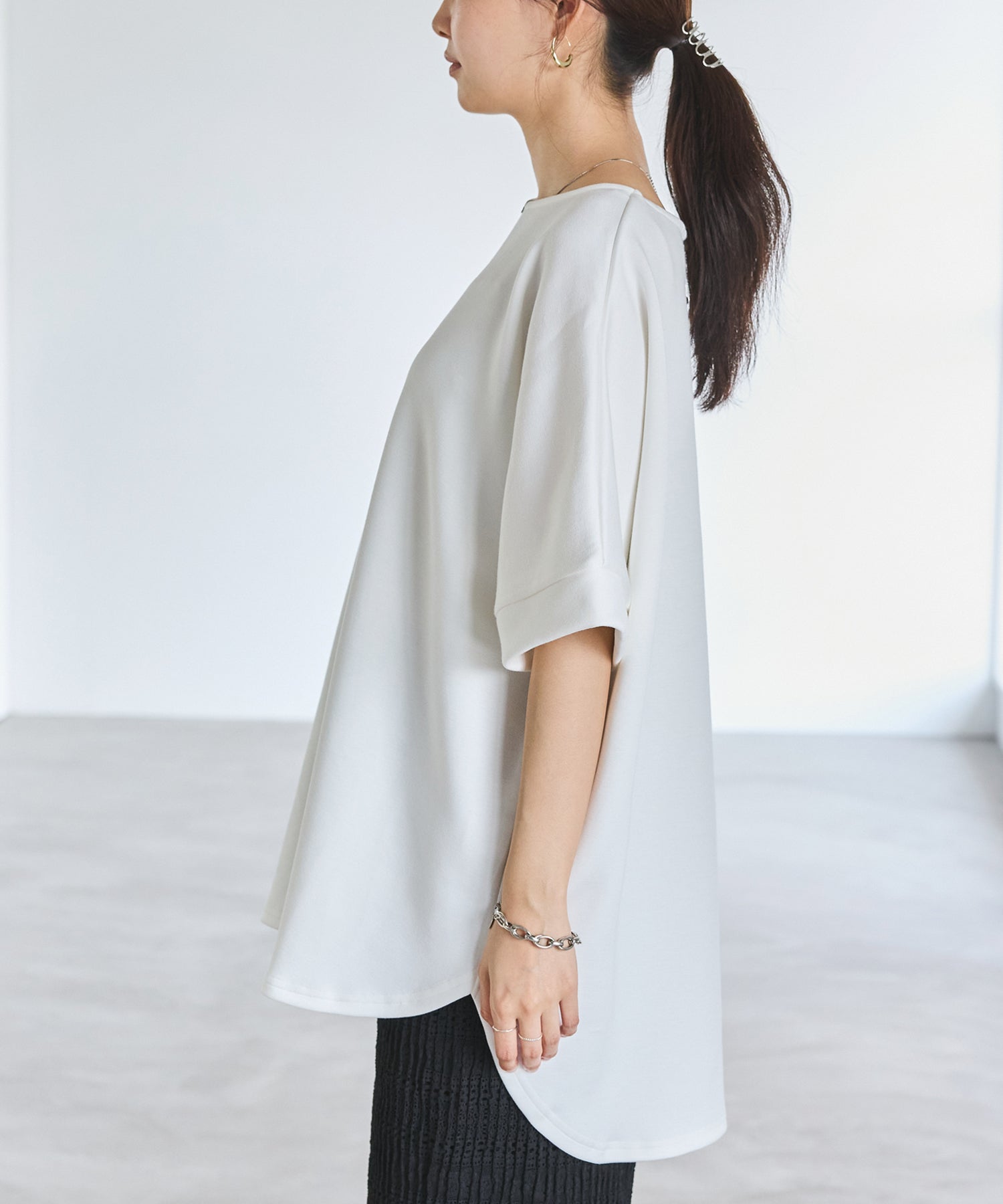 サイド　model:160cm 着用サイズ:M