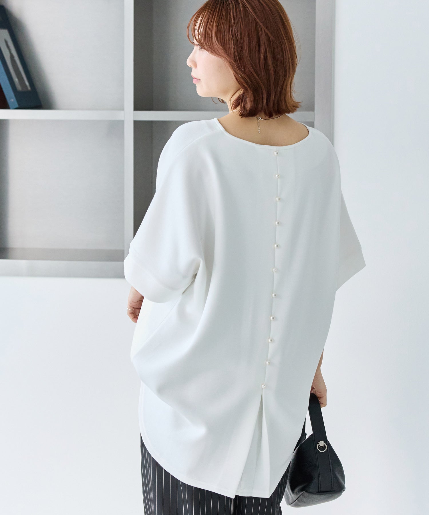 オフホワイト　model:156cm 着用サイズ:M