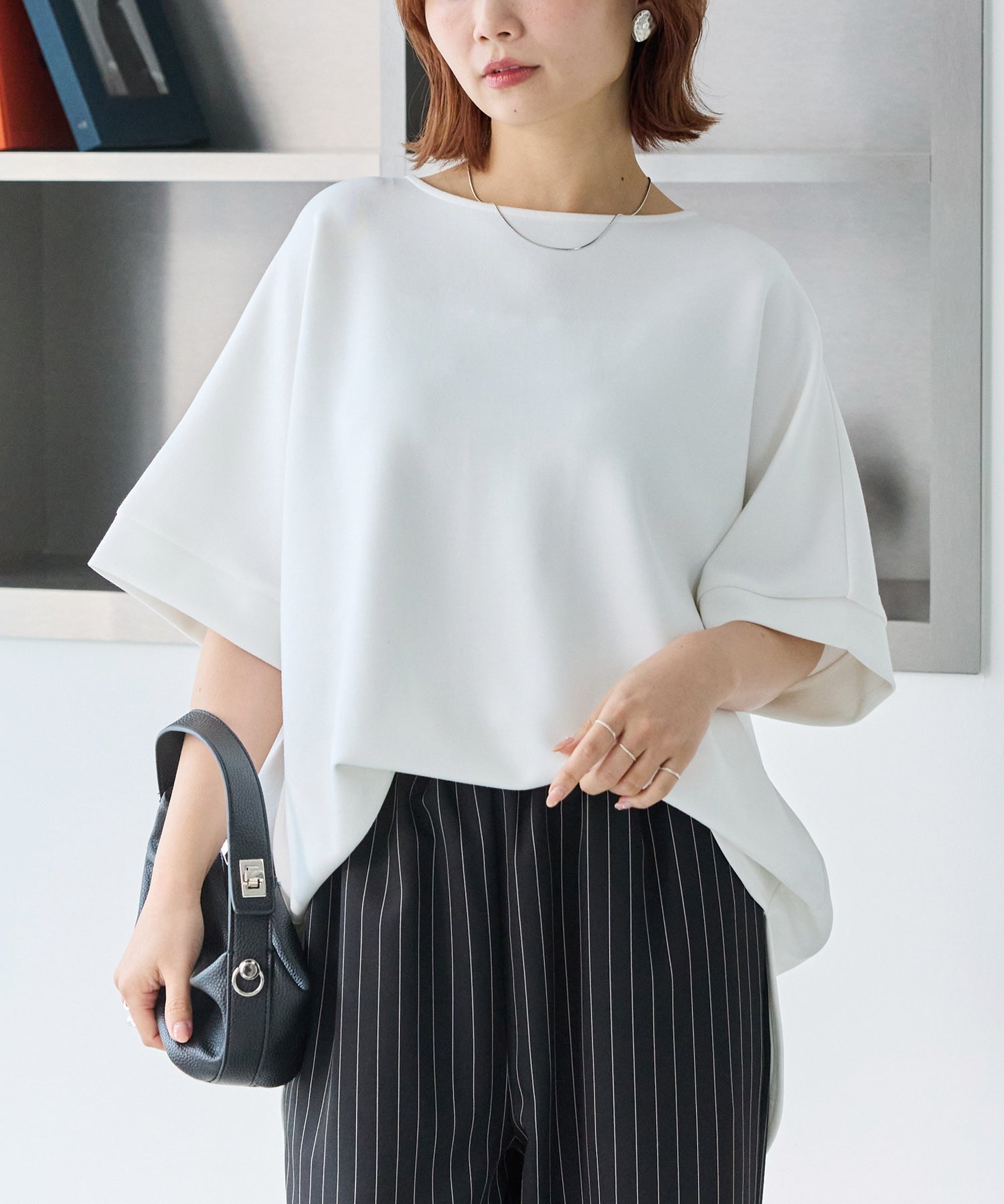 バックパールポンチプルオーバー