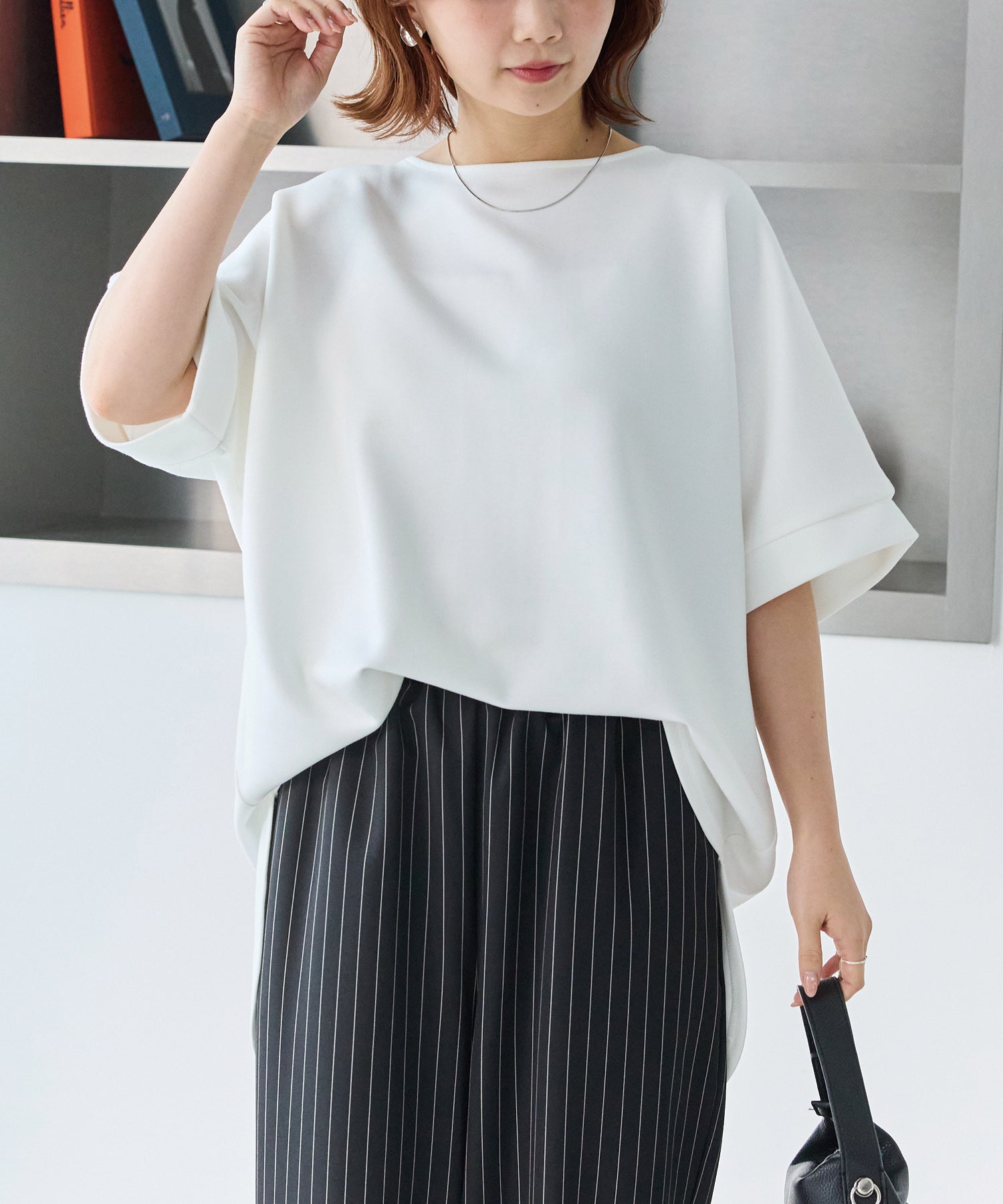 バックパールポンチプルオーバー