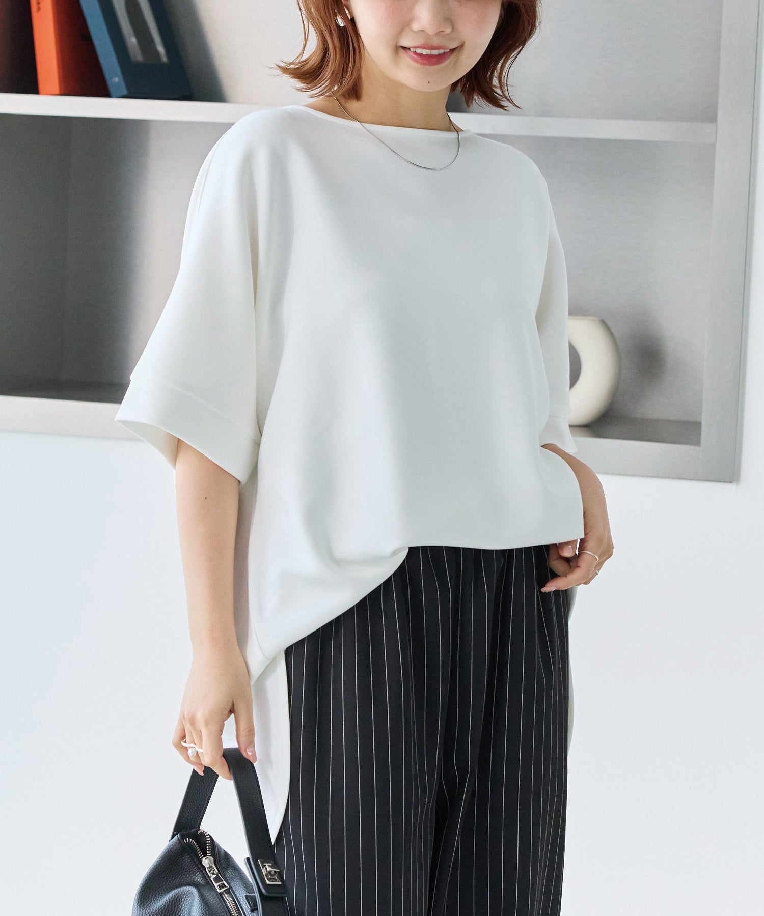 バックパールポンチプルオーバー