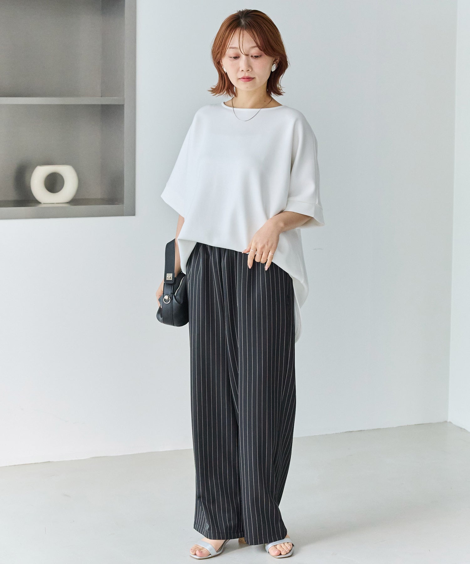 バックパールポンチプルオーバー