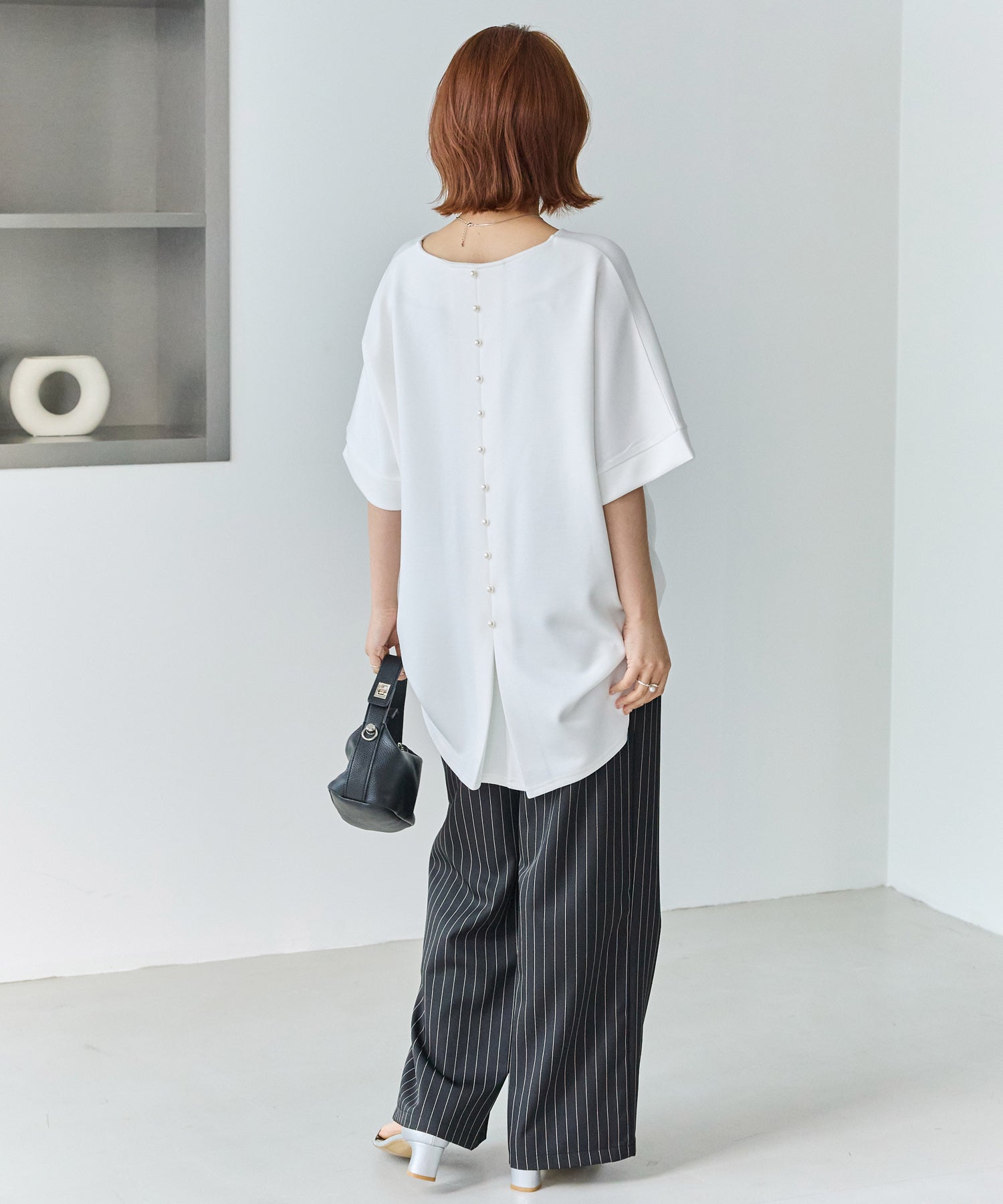 バックパールポンチプルオーバー